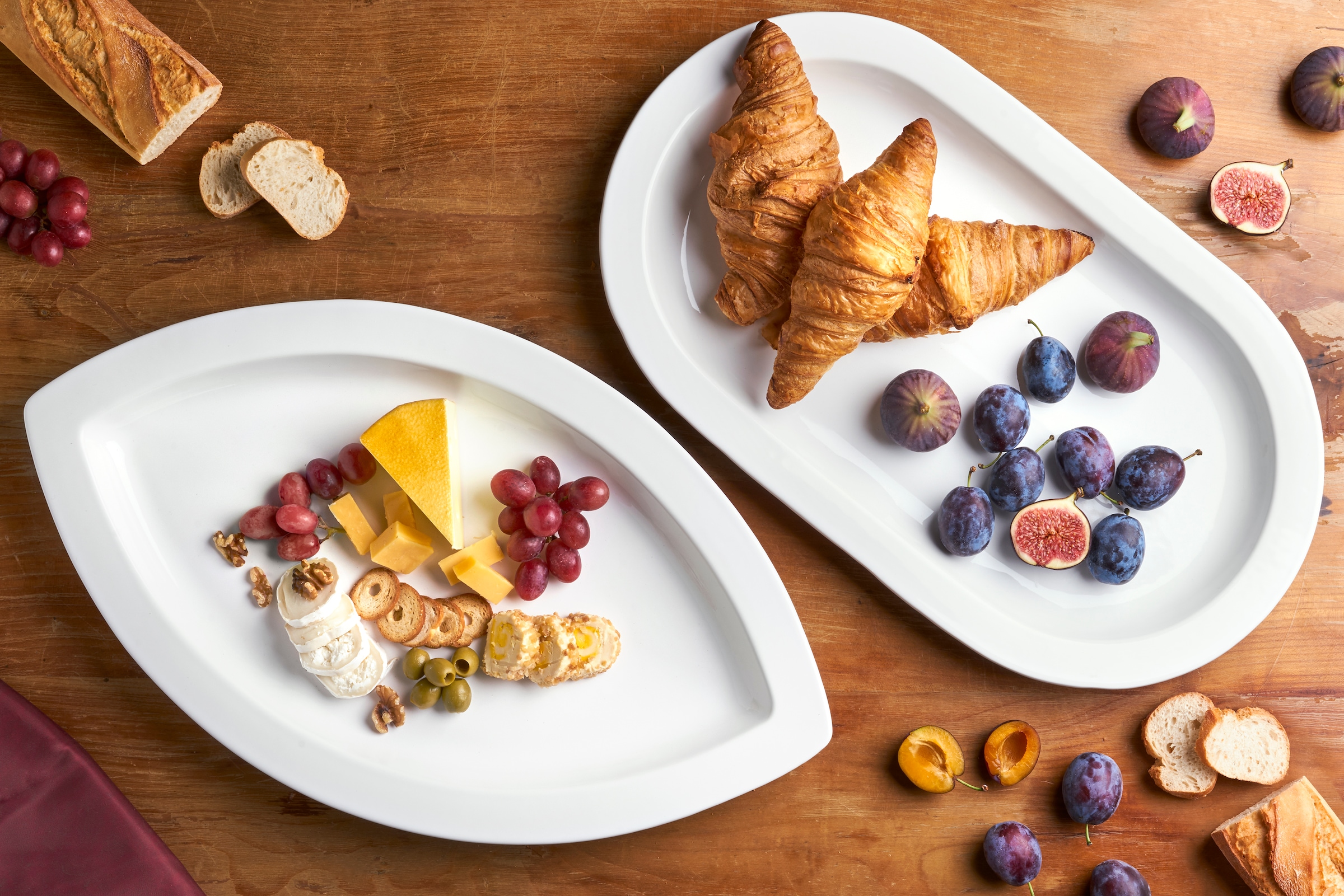 van Well Servierplatte »Platte flach 21 cm, Linsenform, 6 Stück« spülmaschinen- und mikrowellengeeignet