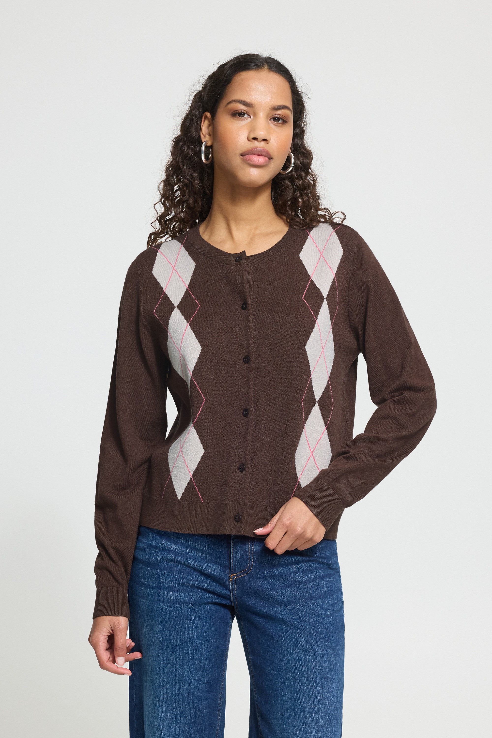 Ichi Strickjacke »Damen Langarm IHFOLEY«