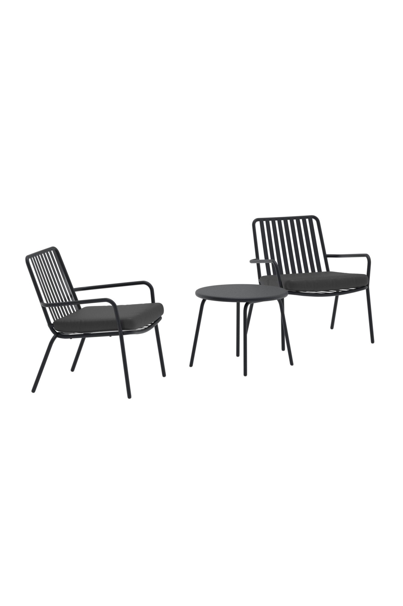 Venture Home Gartenlounge-Set »Mykonos, großzügiges Outdoor-Set für hohen Sitzkomfort« 3 tlg. Loungemöbel mit Stoffbezug, angenehm, weich