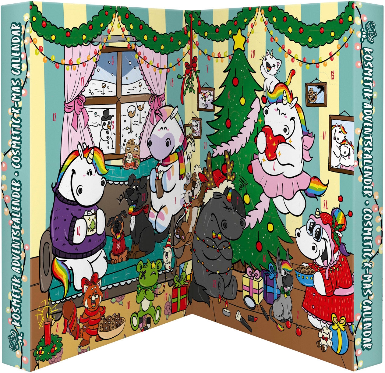 Pummel & Friends Kosmetik-Adventskalender »Pummel & Friends - Beauty and Accessoires Advent«, ab 6 Jahren