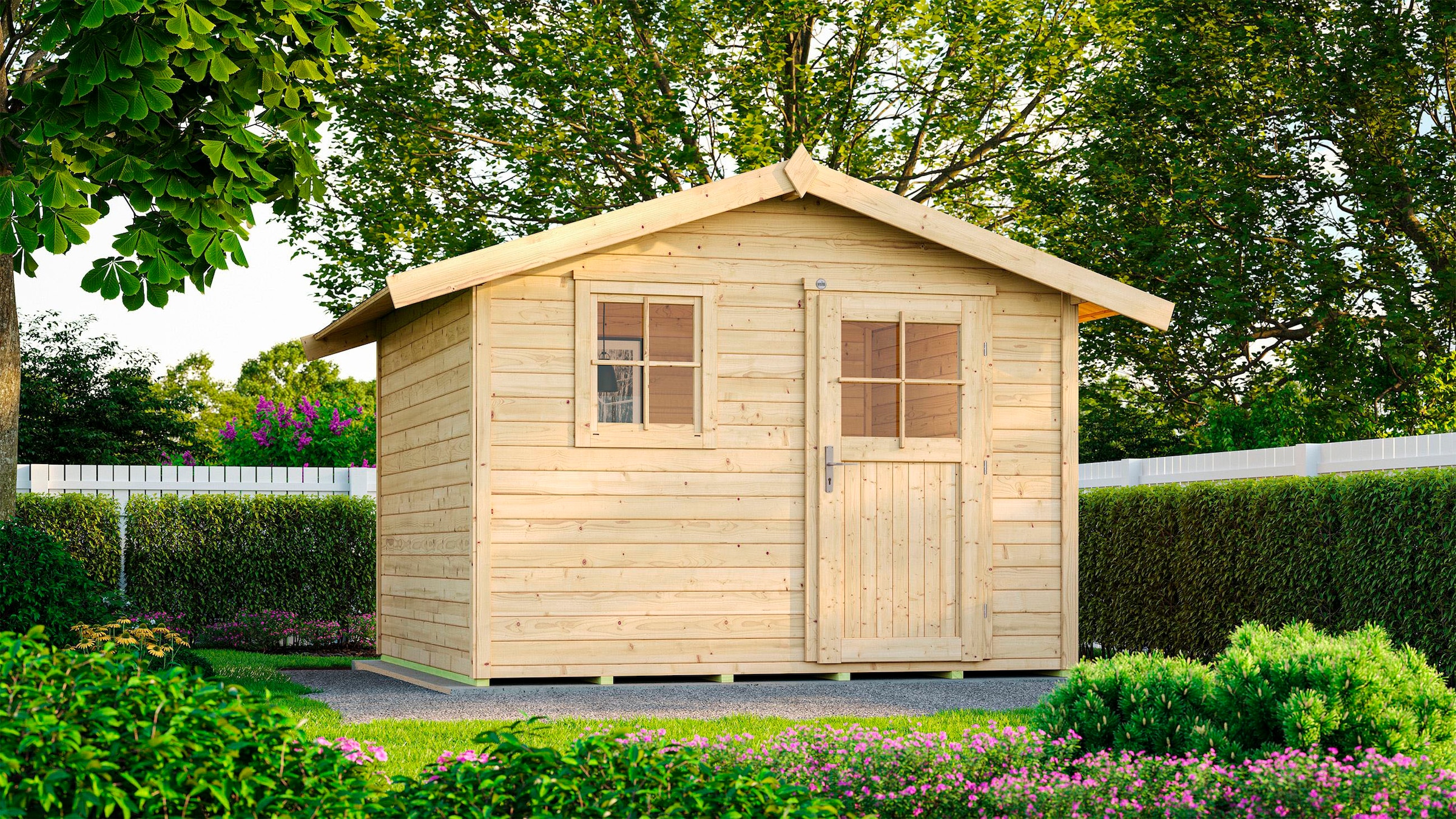 weka Gartenhaus »123 Gr.4, natur«