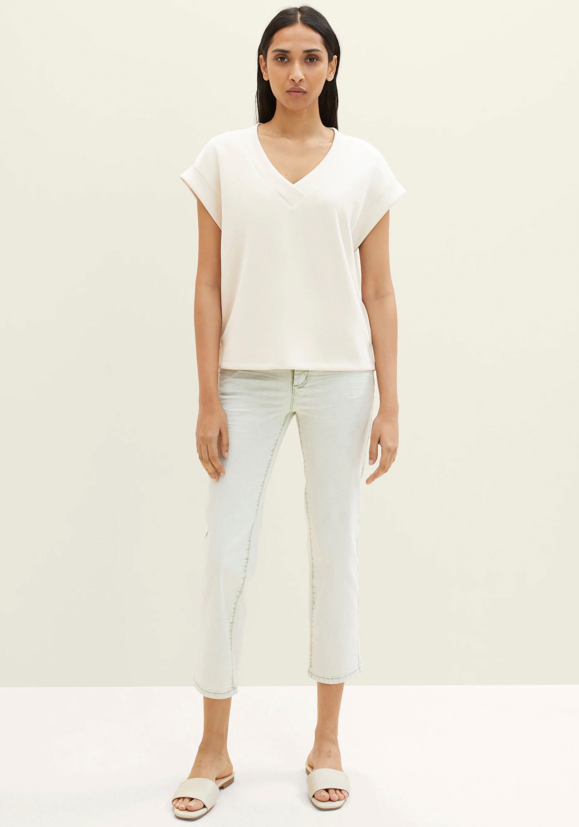 TOM TAILOR 5-Pocket-Jeans, im Cropped-Style bei ♕