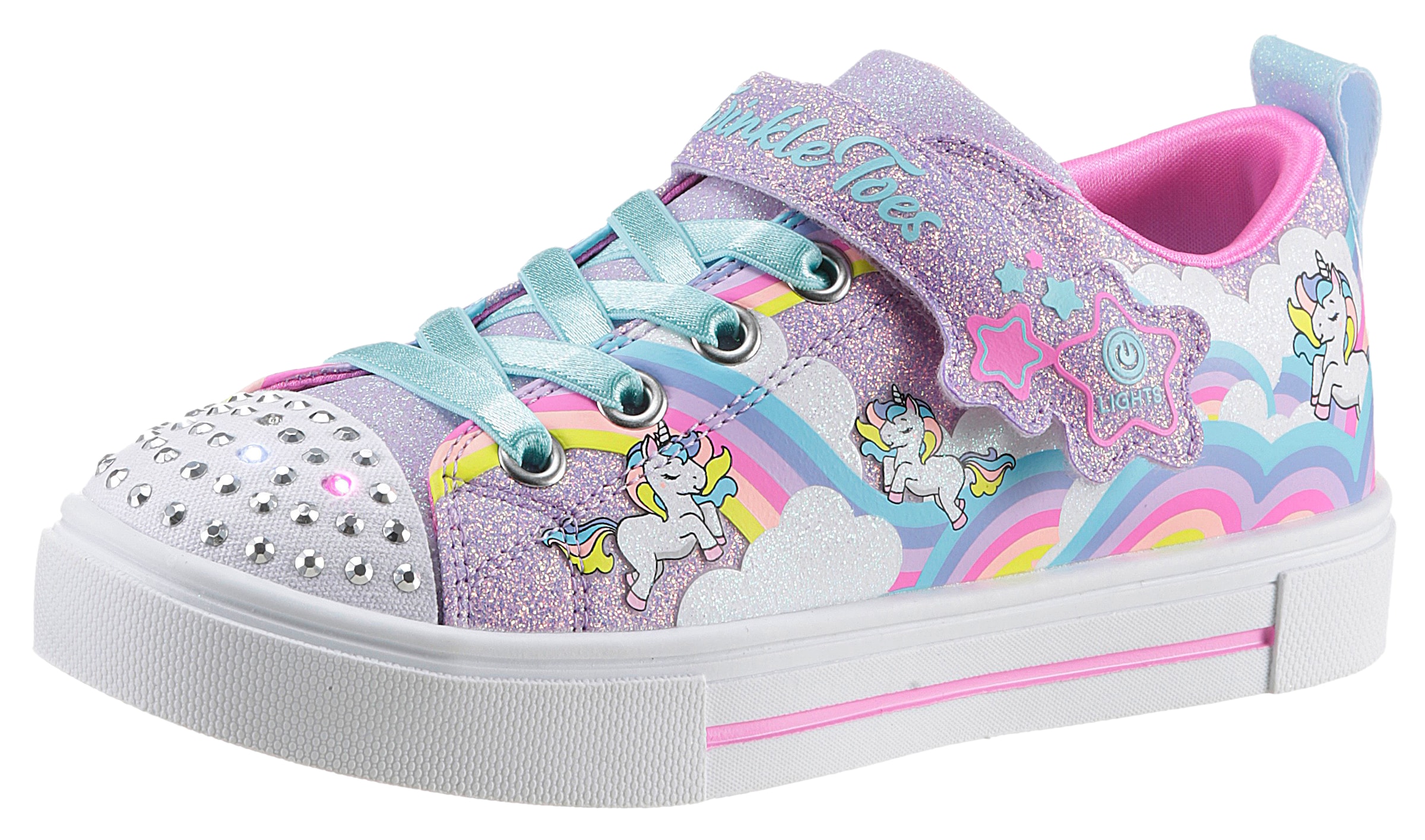 Sneaker »TWINKLE SPARKS - JUMPIN CLOUDS«, mit Glitzersteinchen, Freizeitschuh,...