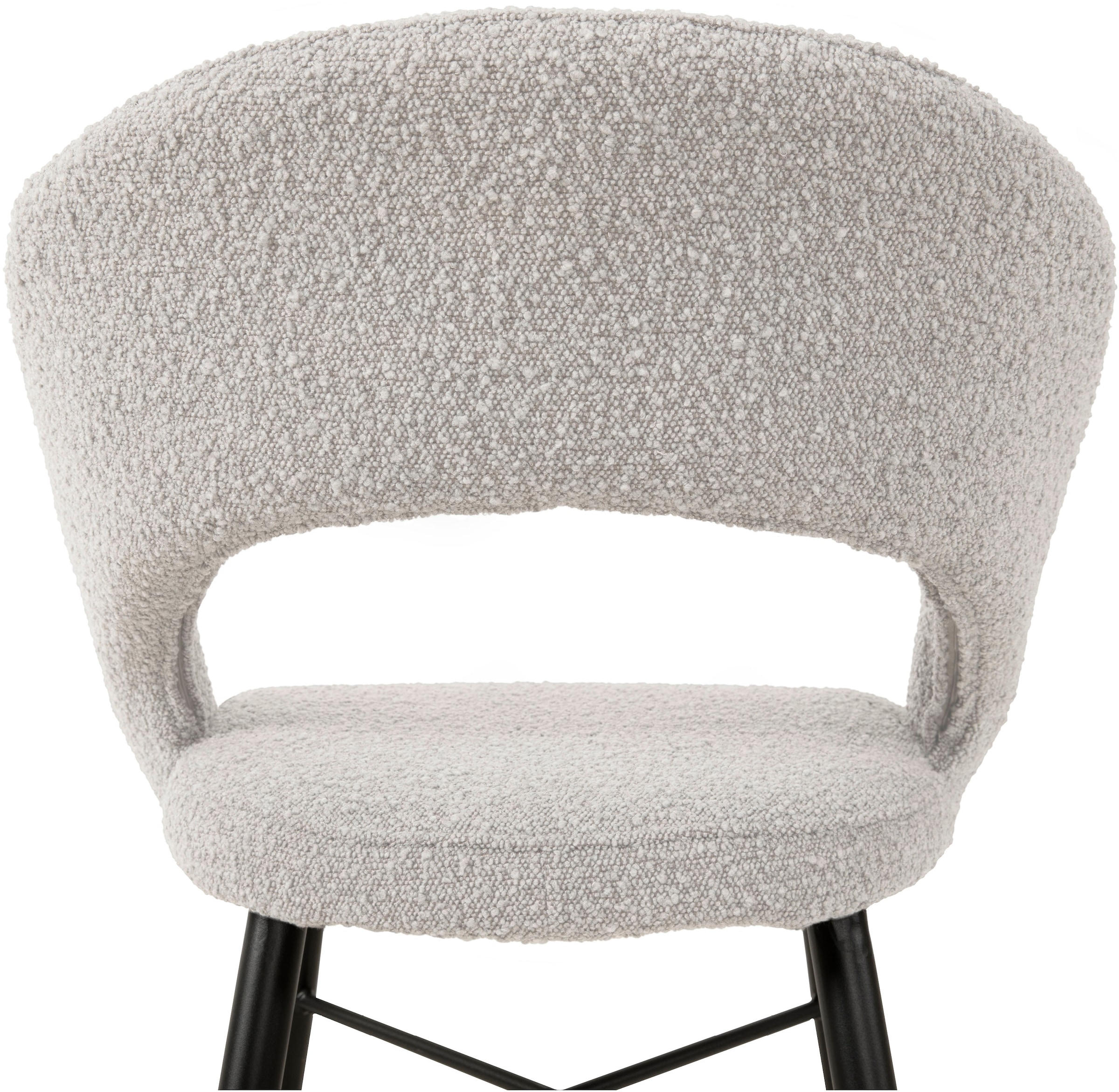 OMG Design Esszimmerstuhl »Marley« (Set) 1 Stk.mit modernem Cut-Out, Bouclé Bezug