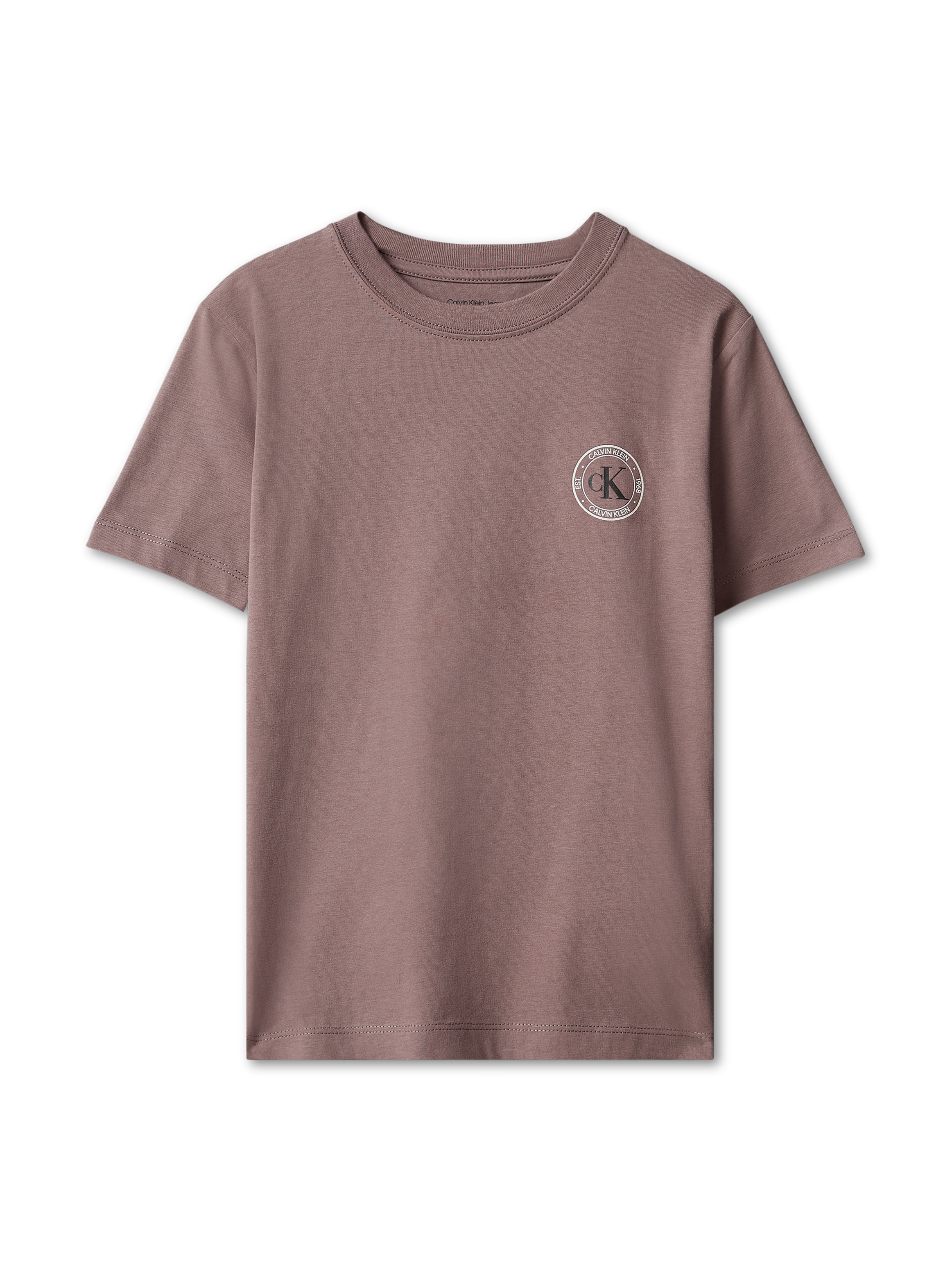 Calvin Klein Jeans T-Shirt »CK SMALL CHEST CIRCLE SS T-SHIRT« Regular fit mit Rundhalsausschnitt
