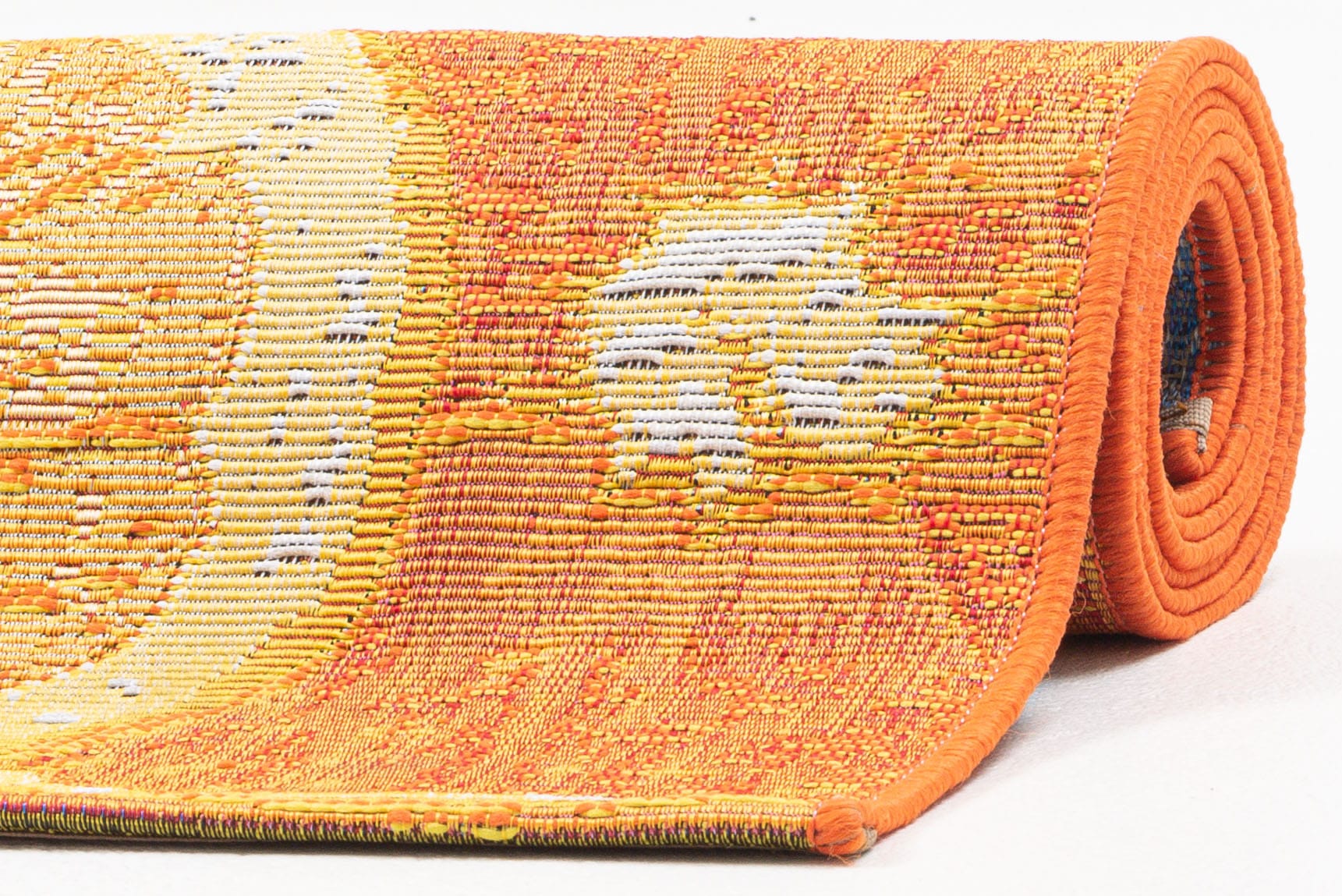 Sansibar Teppich »Rantum Beach 001« rechteckig 5 mm Höhe Flachgewebe, modernes Sommer Design, In- und Outdoor geeignet