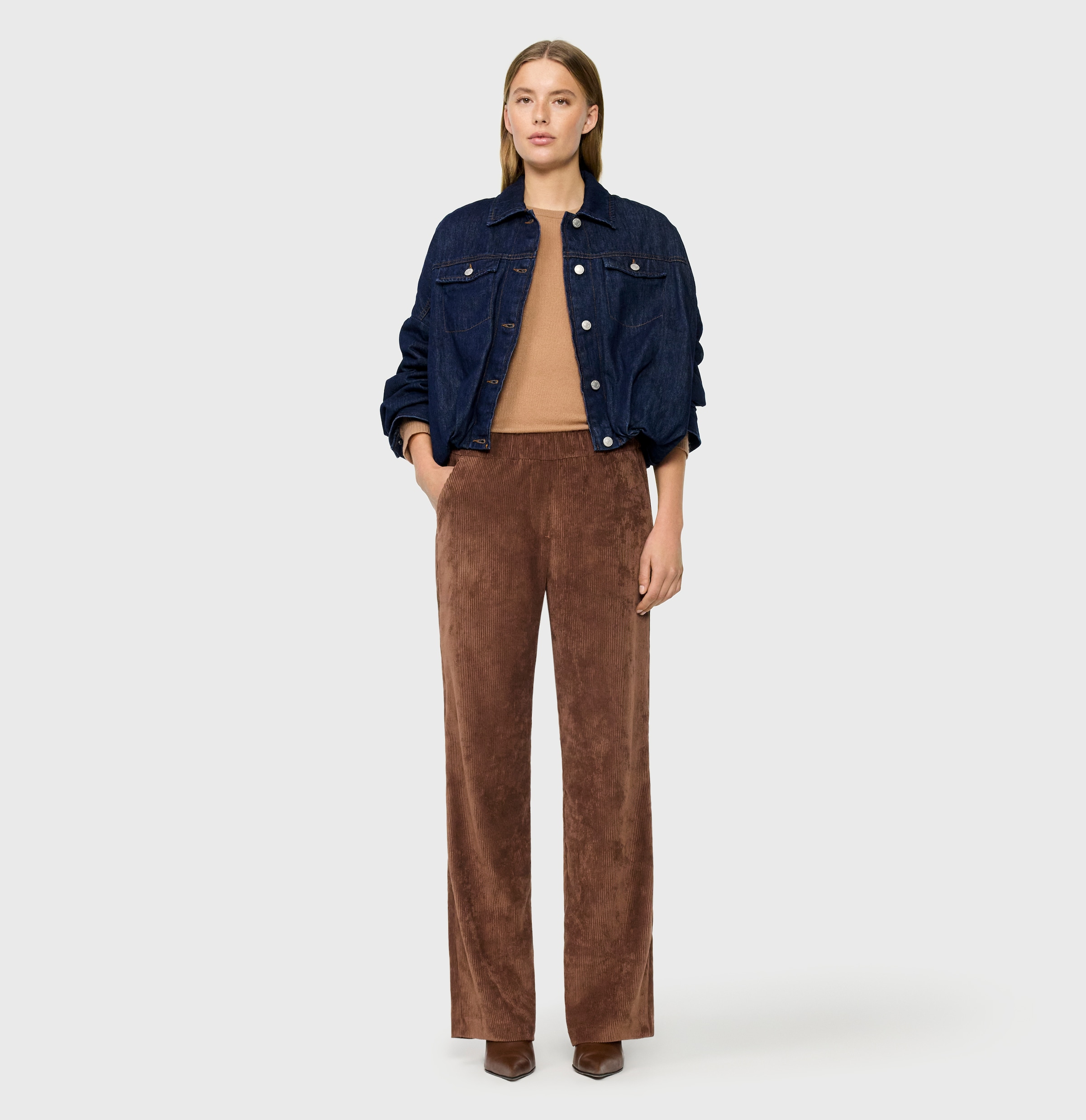 MAC Cordhose »CHIARA«  mit weitem Bein