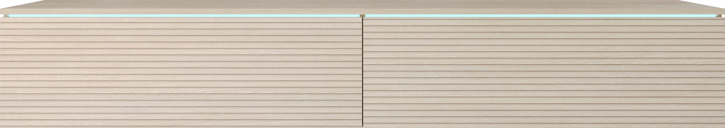INOSIGN Lowboard »LOWBOARD VERA, wahlweise mit oder ohne Beleuchtung«, Modernes griffloses TV-Board, 180 cm TV-Schrank, stehend und hängend