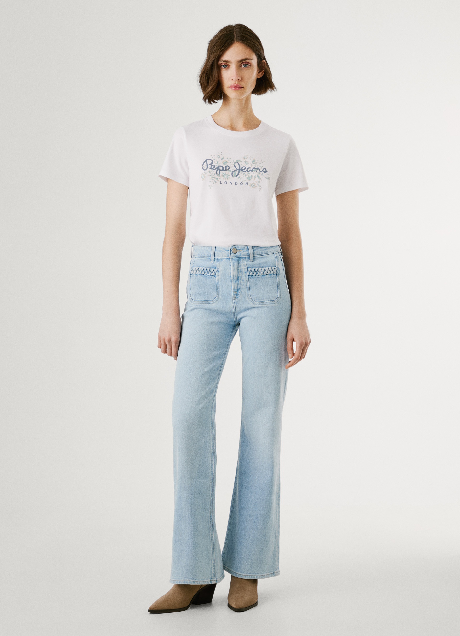 Pepe Jeans T-Shirt »BERO«, Rundhals, mit Print