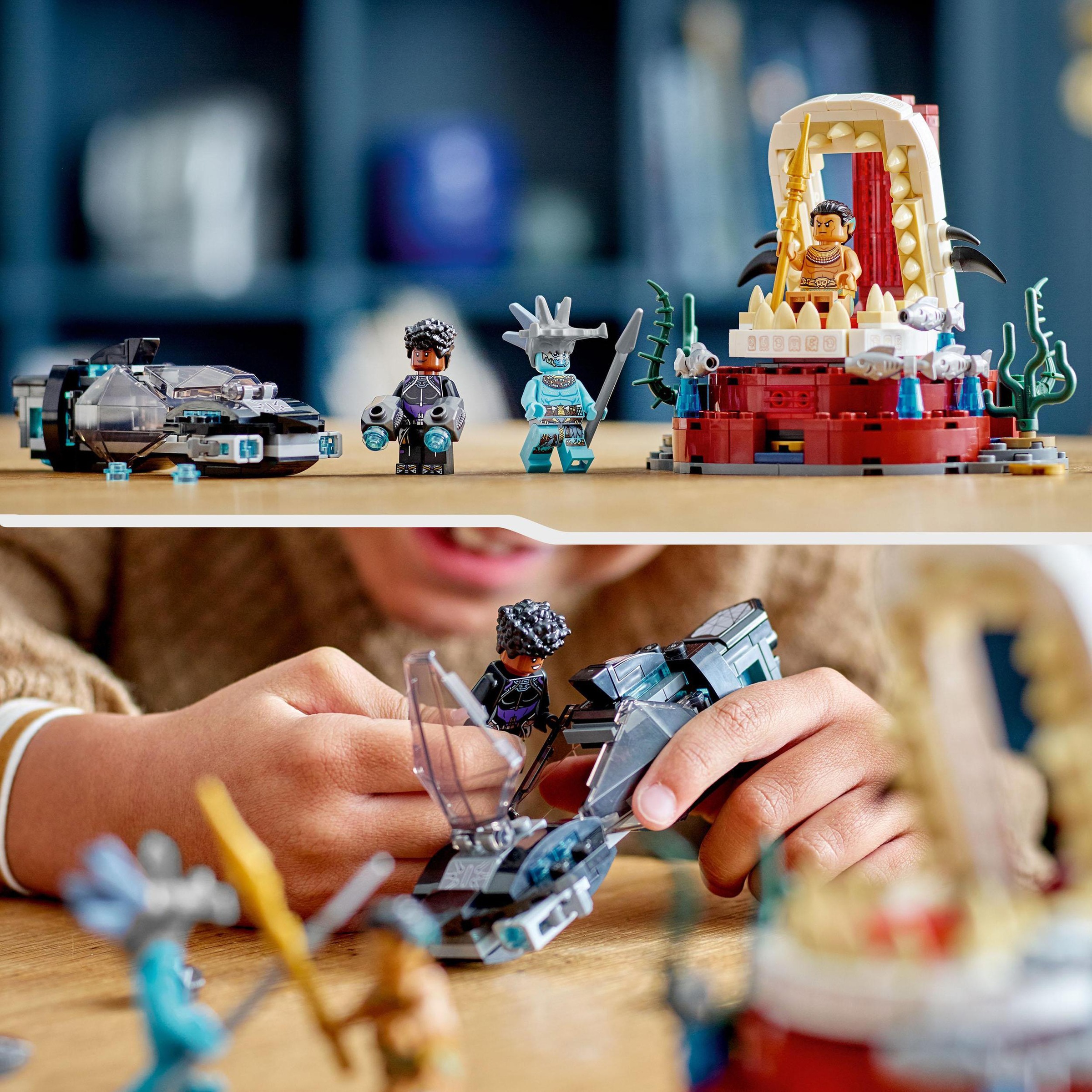 LEGO® Konstruktionsspielsteine »König Namors Thronsaal (76213), LEGO® Marvel«, (355 St.), Made in Europe