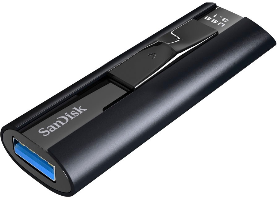 Sandisk USB-Stick »Cruzer Extreme Pro 128GB, USB 3.1, 420MB/s«, (USB 3.1 Lesegeschwindigkeit 420 MB/s)