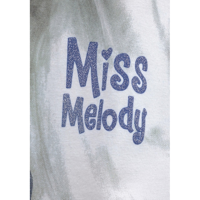 Miss Melody Jerseykleid, toller Frontdruck mit Glitzereffekt bei ♕ | Jerseykleider