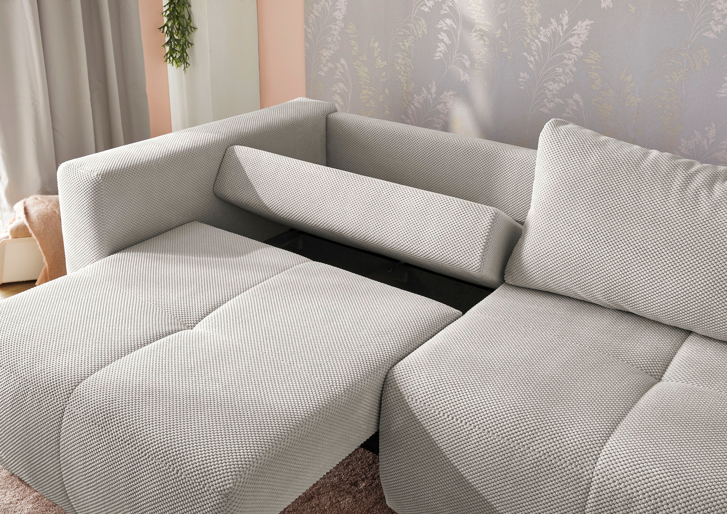 Jockenhöfer Gruppe Big-Sofa »Relax« Gästebettfunktion, Bettkasten, Sitzelemente einzeln ausziehbar