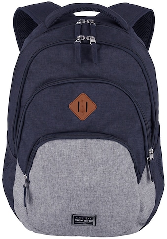 Laptoprucksack »Basics Melange, marine/grau«