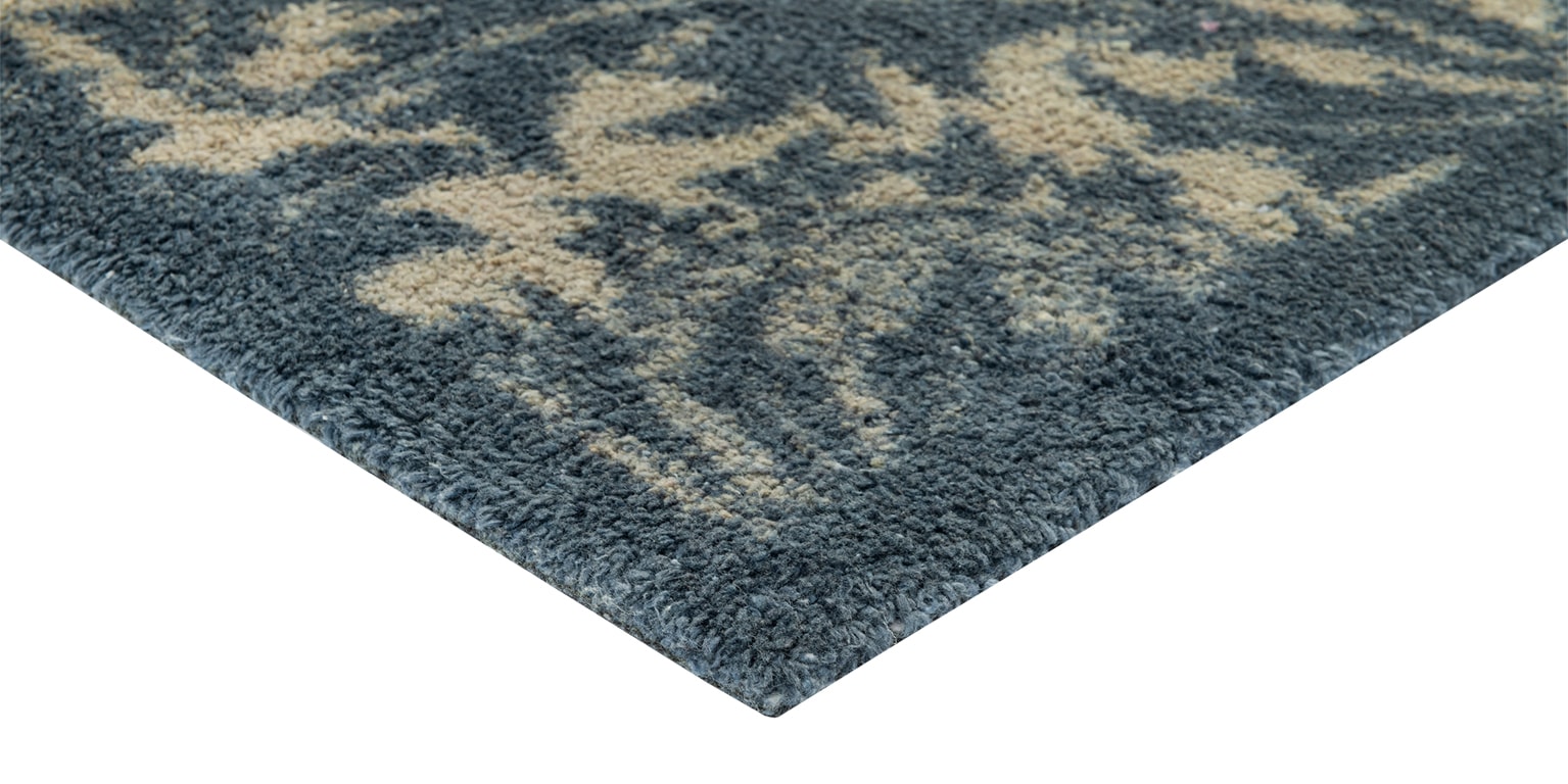 Turtle Mat Fußmatte »Thistle Blue & Gold« rechteckig 9 mm Höhe