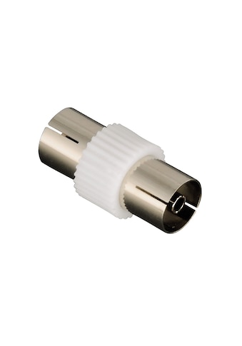 SAT-Kabel »Antennen-Kabel, Koax-Stecker - Koax-Kupplung inkl. Adapter, 10m, 80dB«,...