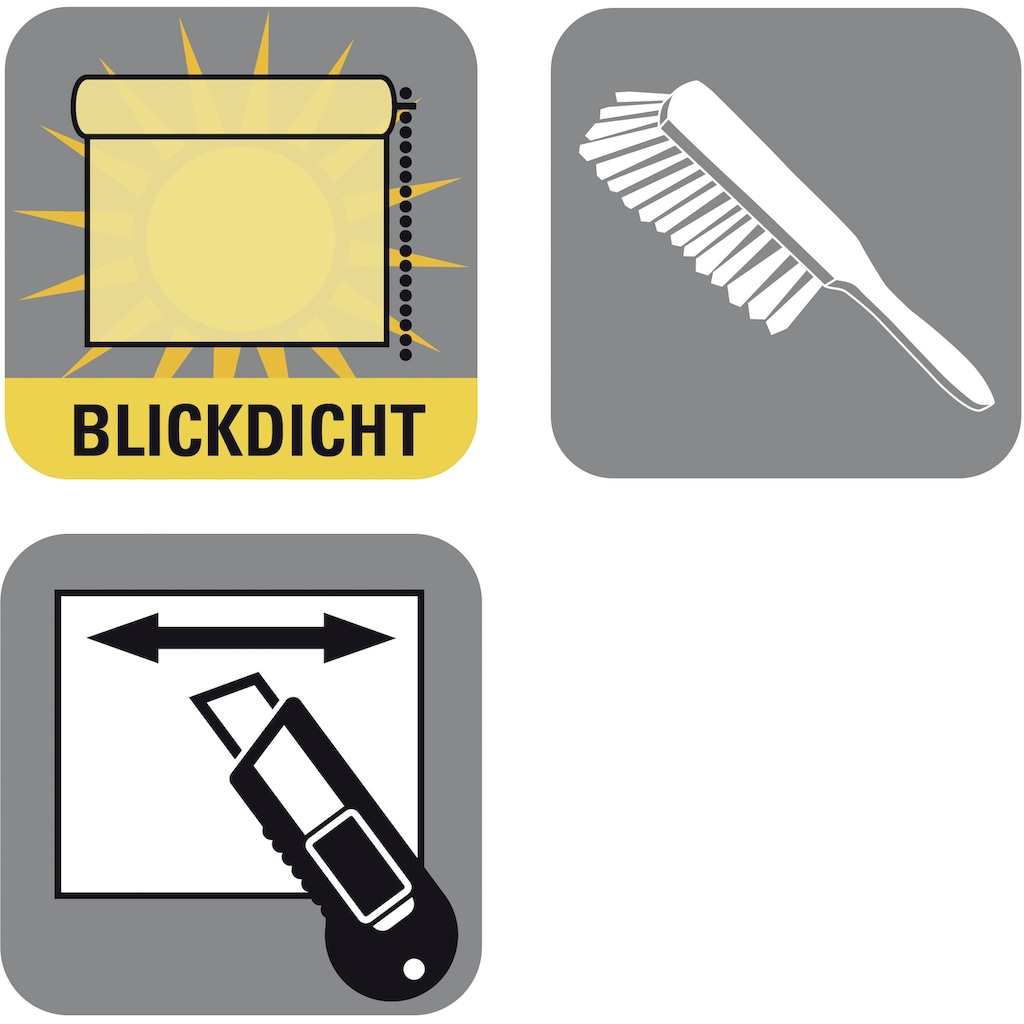 GARDINIA Seitenzugrollo »EASYFIX Rollo Dekor Streifen«, Lichtschutz, ohne Bohren