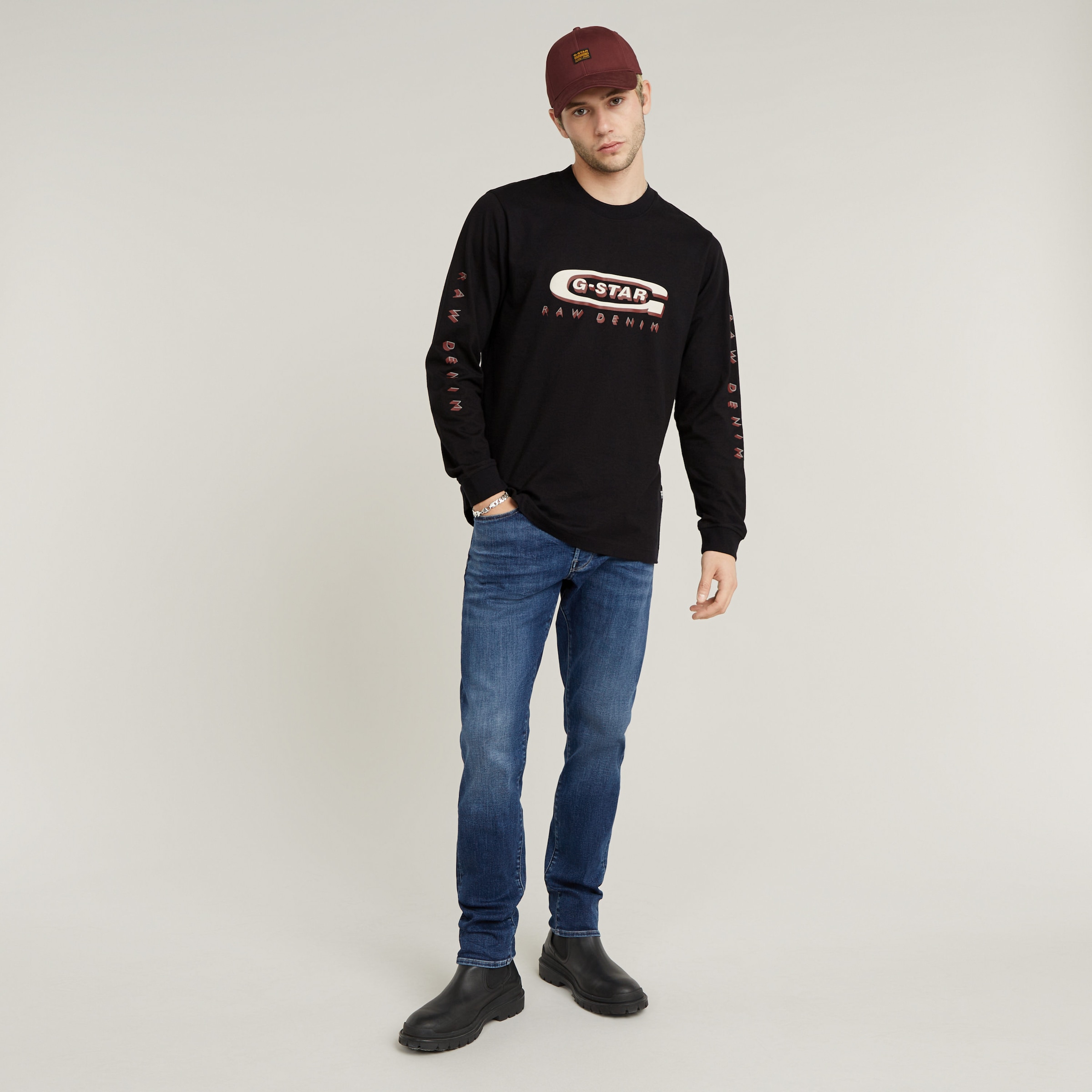 G-STAR Slim-fit-Jeans »3301 Slim« mit toller Waschung und Elasthan