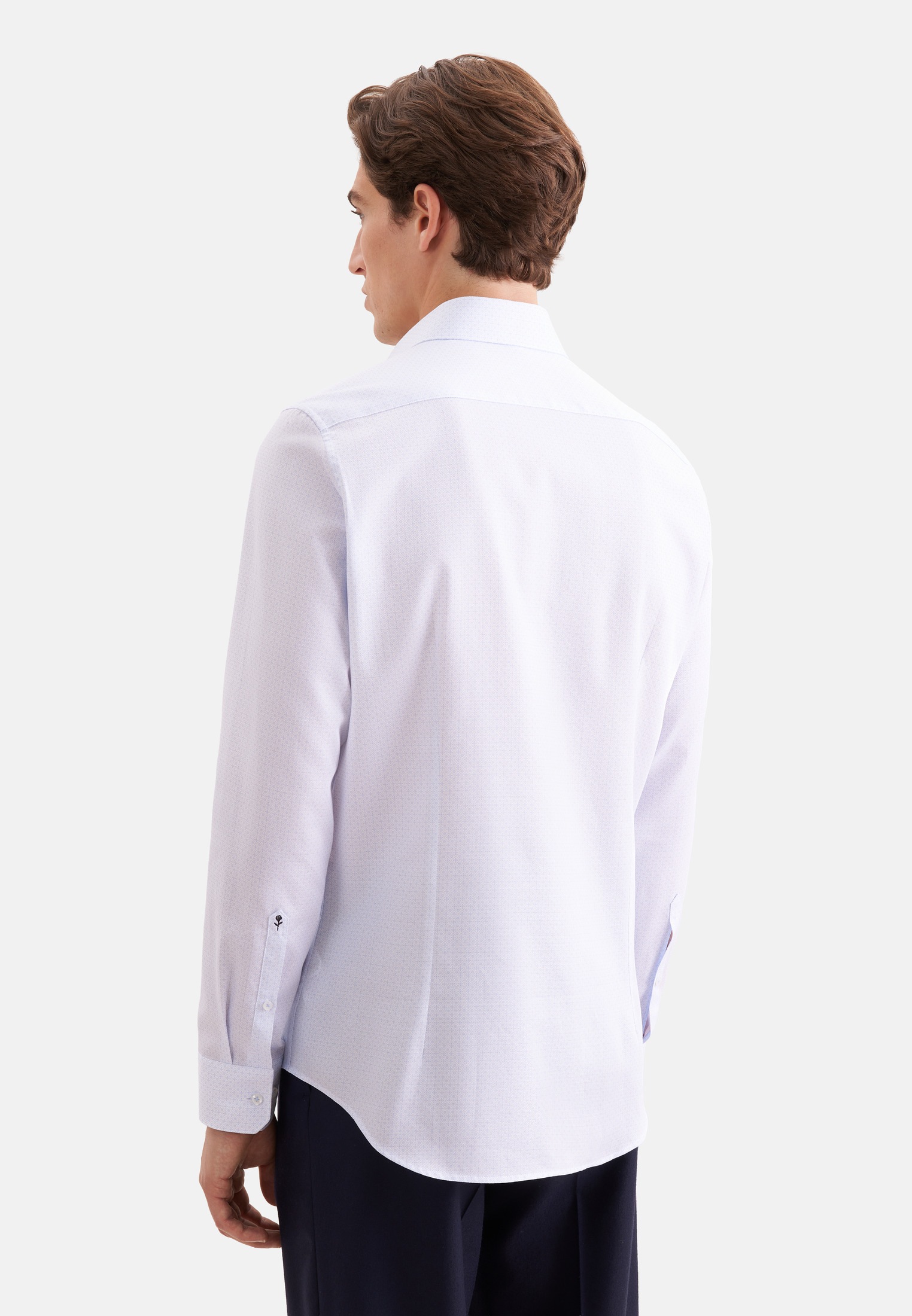 seidensticker Businesshemd »Schwarze Rose« Slim 1/1 Kentkragen Druck