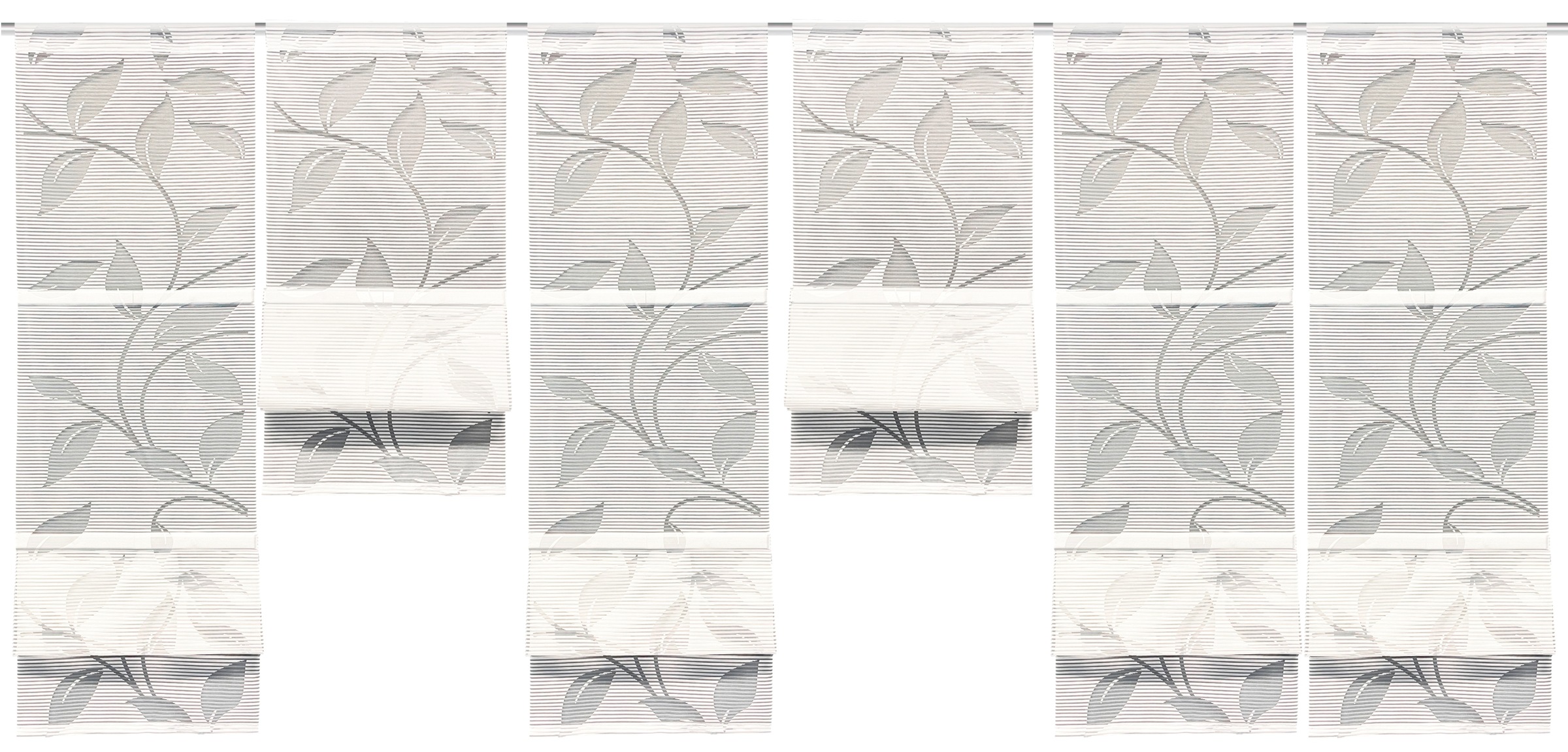 HOME WOHNIDEEN Magnetrollo »RANA« mit Stangendurchzug MAGNETROLLO SET,BAMBUSOPTIK,AUSBRENNER