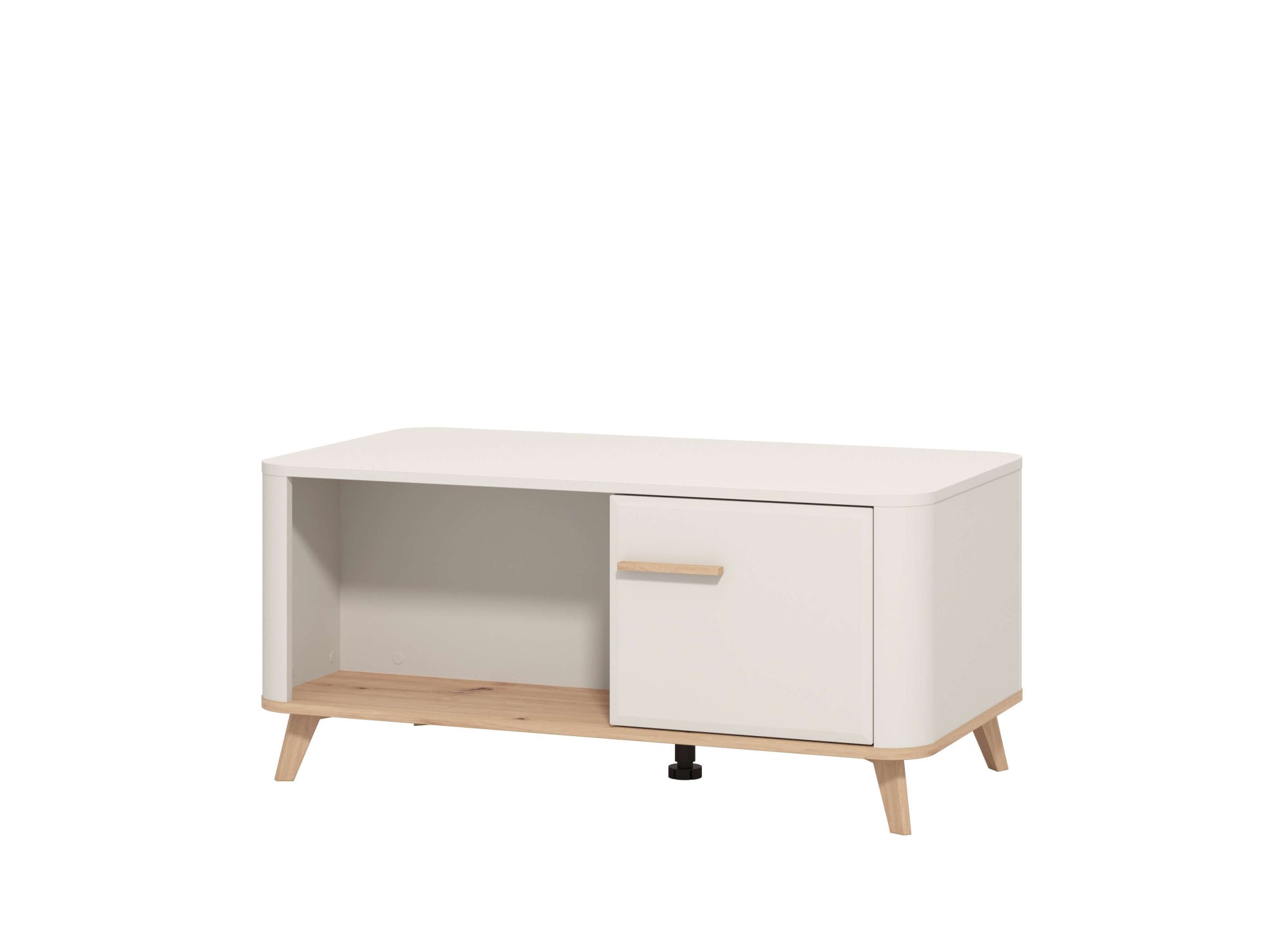 Home affaire Couchtisch "Darwen Wohnzimmertisch, Sofatisch, Beistelltisch, Kaffeetisch" 3D-folienummantelte MDF-Front, ABS 1 mm, Stauraum