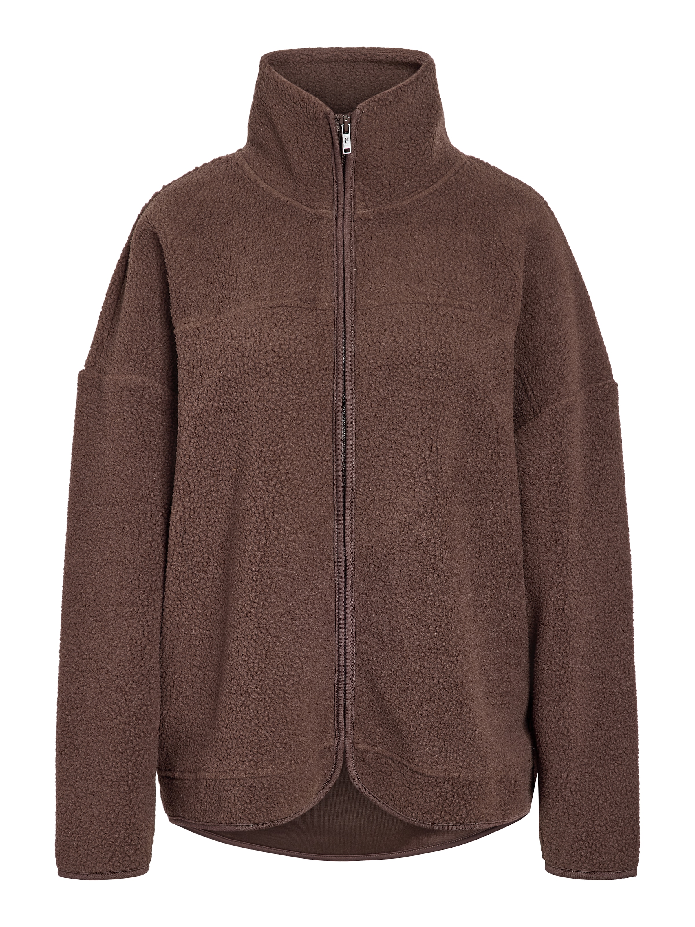 Noisy may Fleecejacke »NMCOZY L/S ZIP SWEATER JRS NOOS« Polyester, relaxed fit