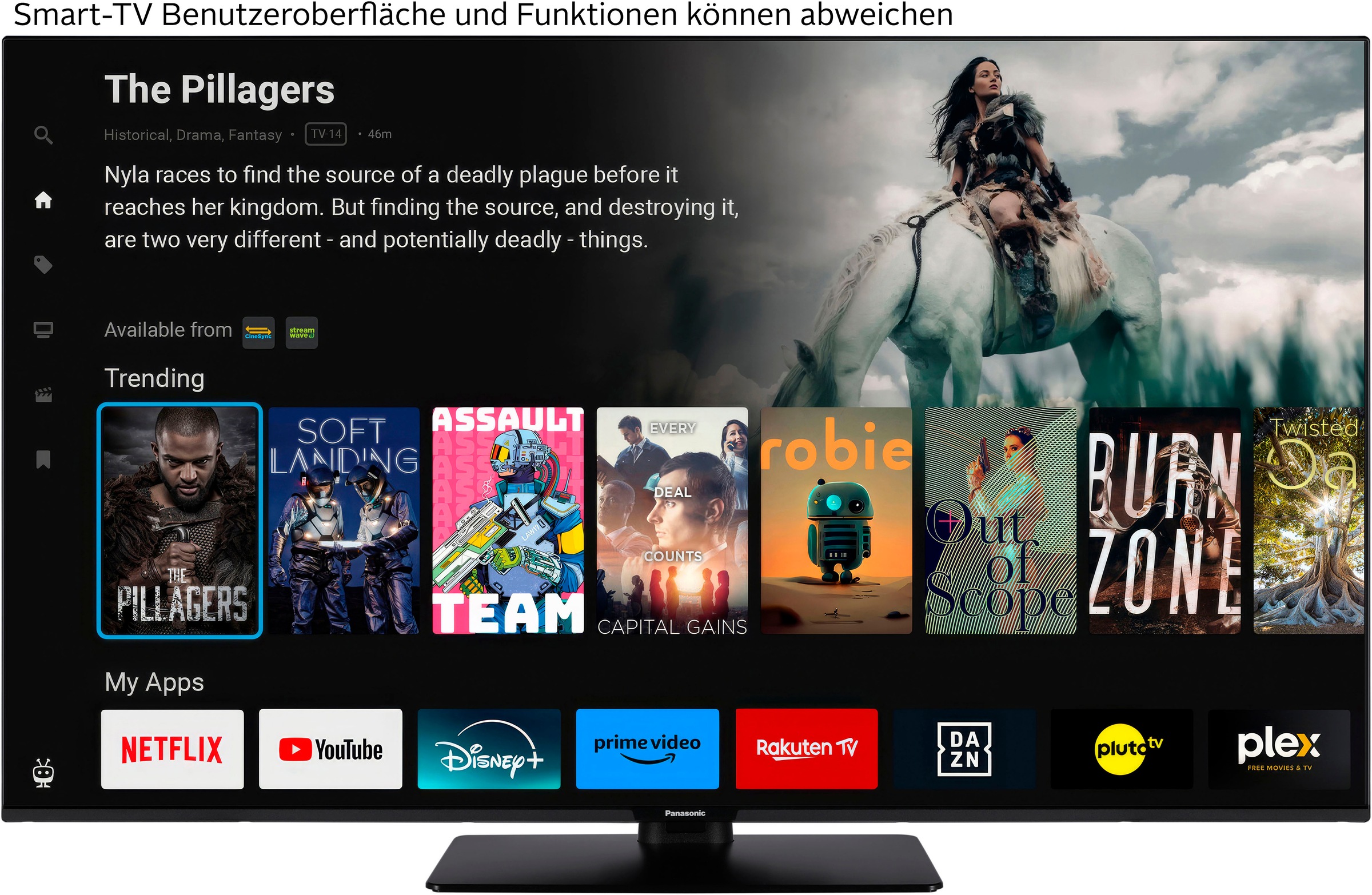 Panasonic LED-Fernseher »TB-55W61AEZ«, 4K Ultra HD, Smart-TV
