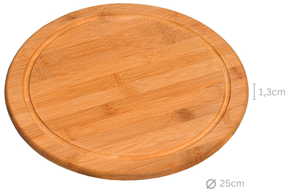 KESPER® Servierteller »Vesperteller 4er Set« mit Saftrille