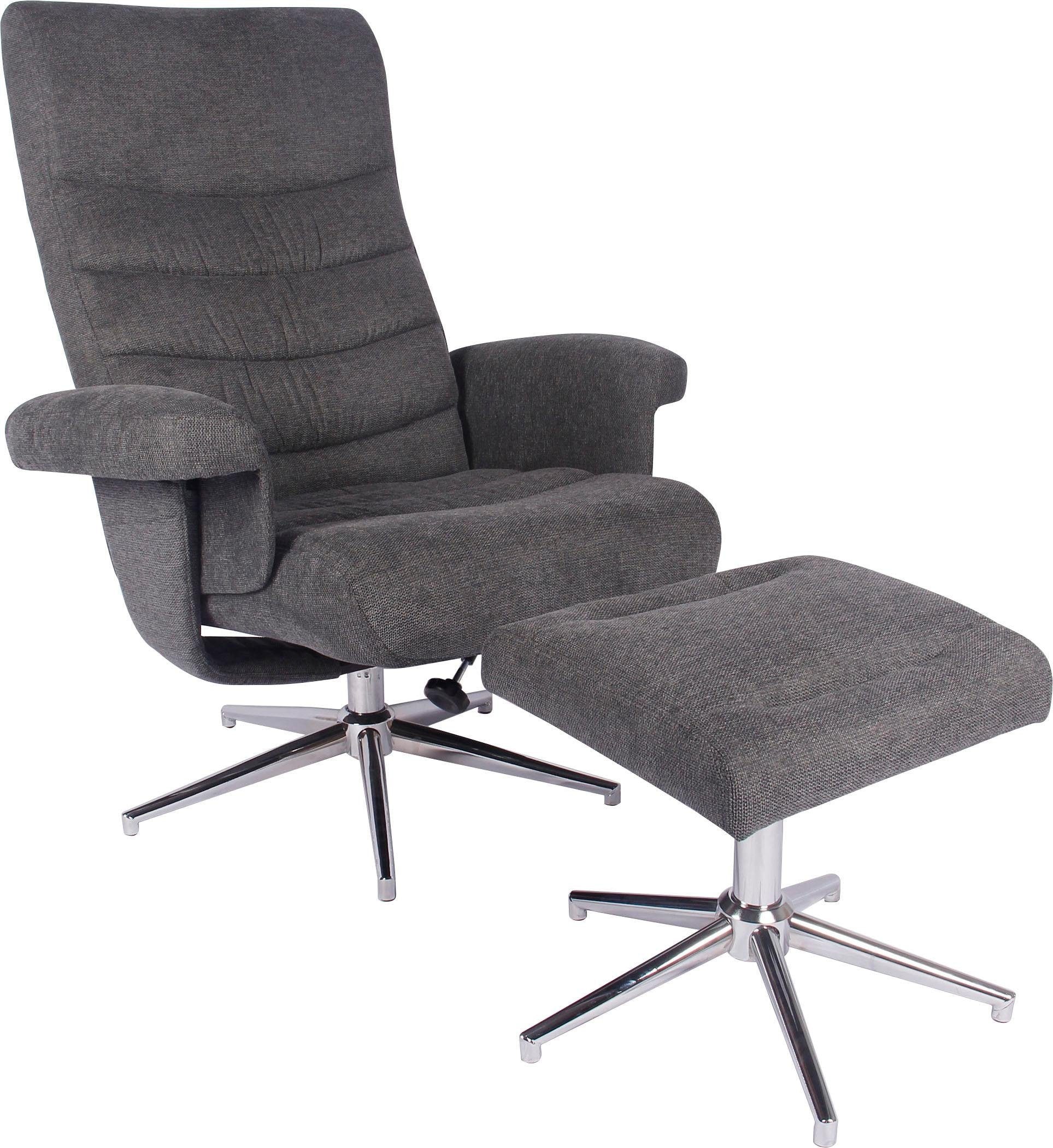 TV-Sessel »Markham«, mit Hocker und Relaxfunktion, 360 Grad drehbar