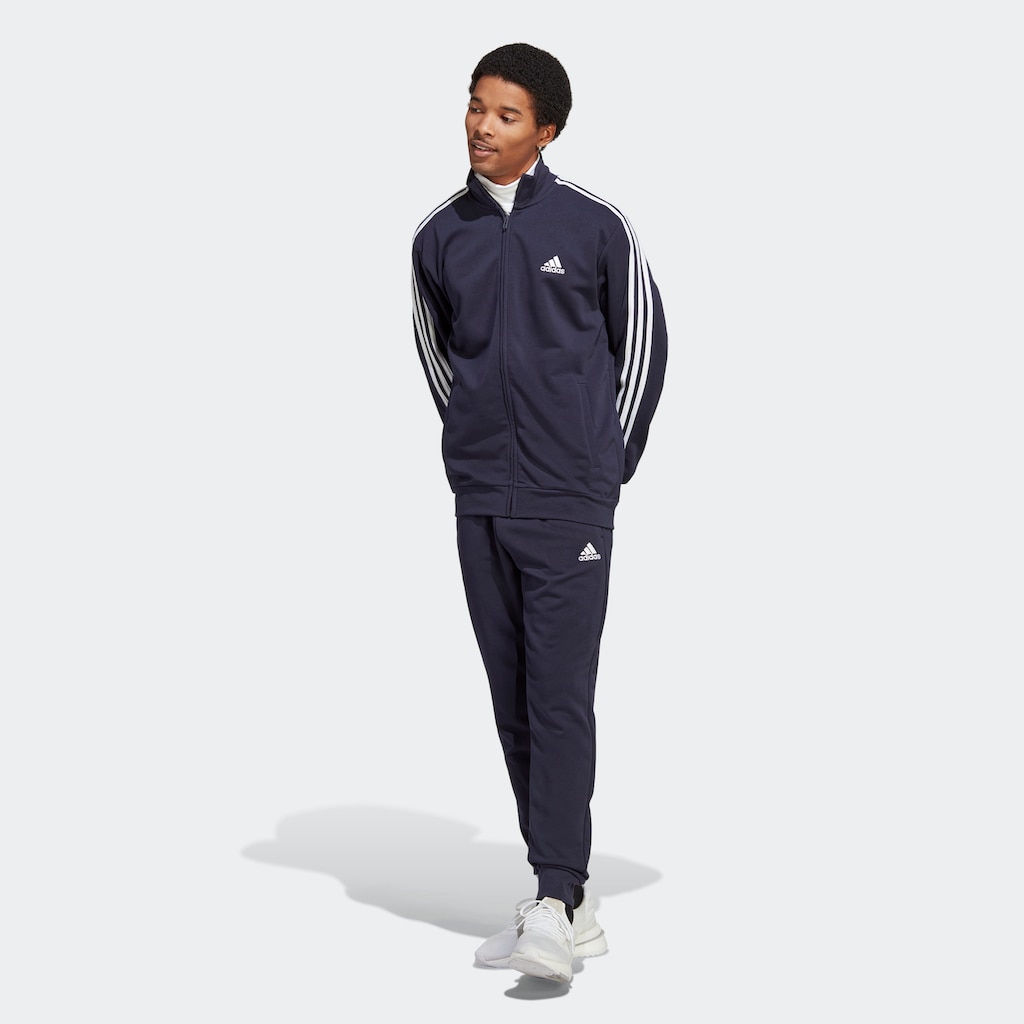 adidas Sportswear Trainingsanzug »BASIC 3-STREIFEN FRENCH TERRY«, (2 tlg.)