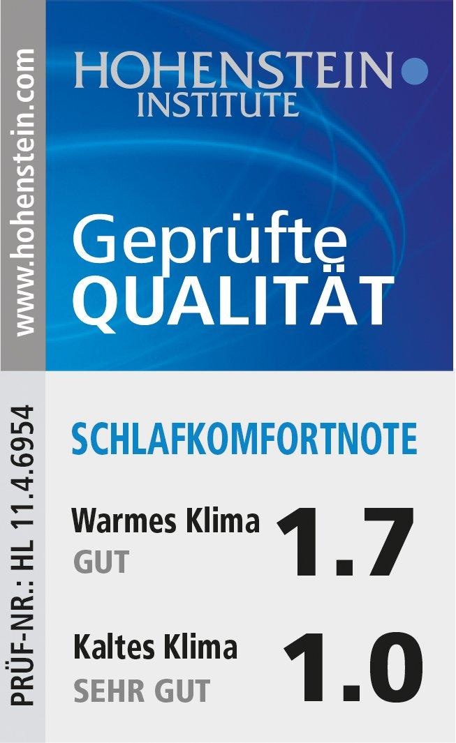 Sannwald Daunenbettdecke »Königstraum«, normal, Füllung 90 % Daunen, 10 % Federn, Bezug 100 % Baumwolle, (1 St.), Wärmeisolation