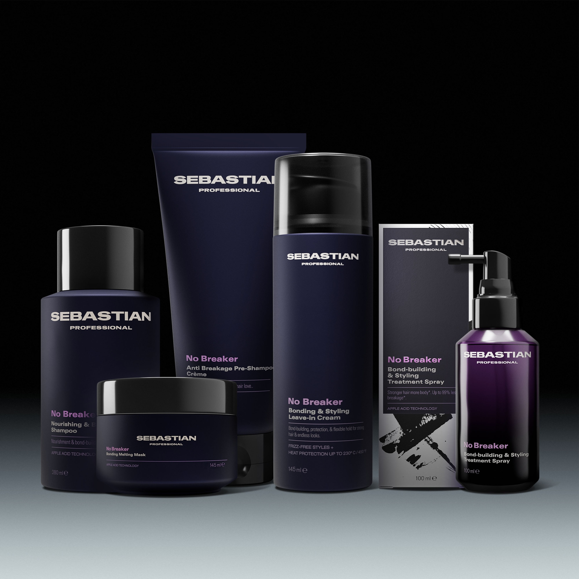 Sebastian Professional Haarshampoo »No Breaker Bonding Shampoo« für geschädigtes, glanzloses, trockenes und widerspenstiges Haar