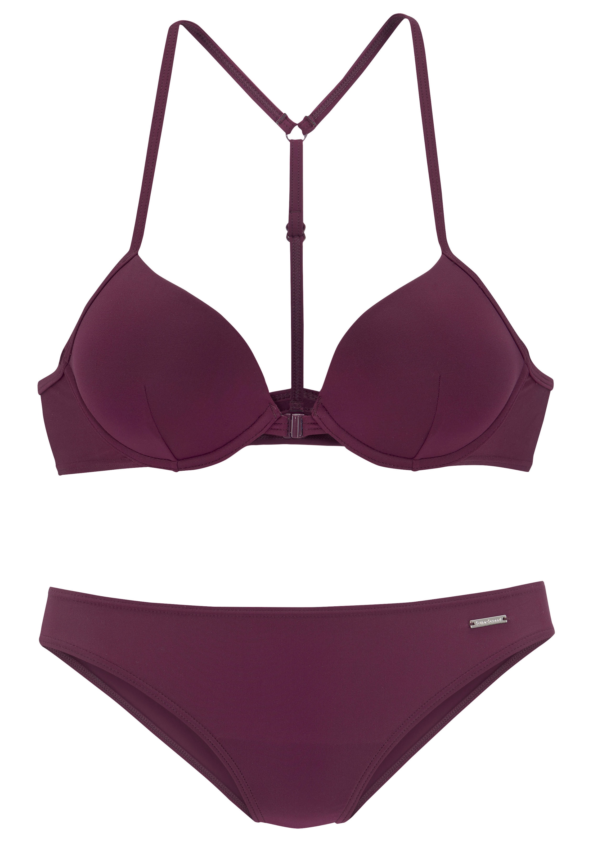 Bruno Banani Push-Up-Bikini, mit Vorderverschluss