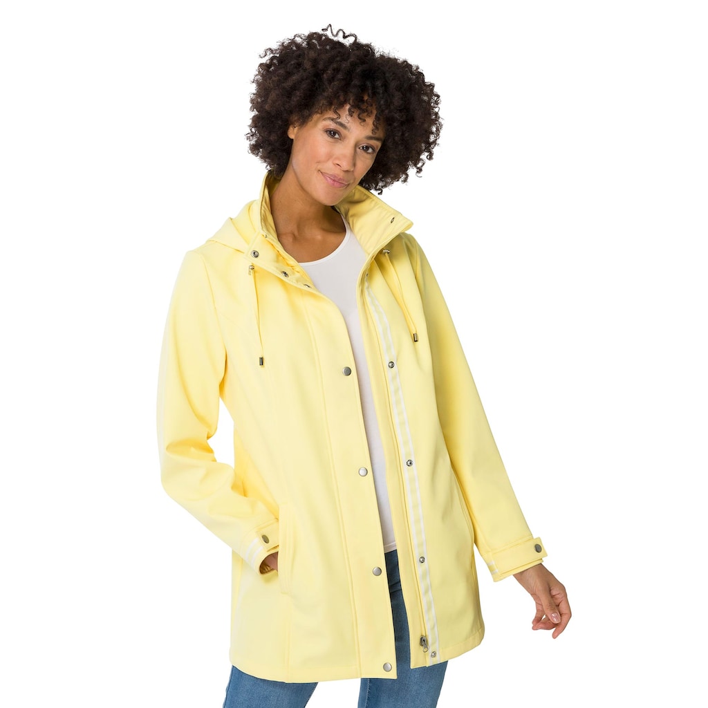 Classic Basics Softshelljacke, mit Kapuze