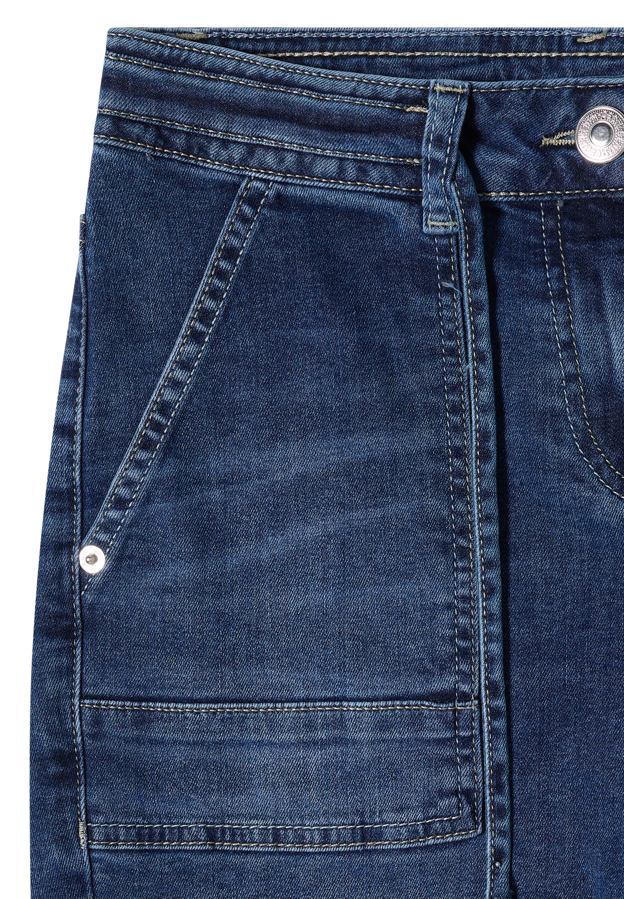 Cecil Straight-Jeans »Style Scarlett« mit Gürteldetail zum Binden / Stretch