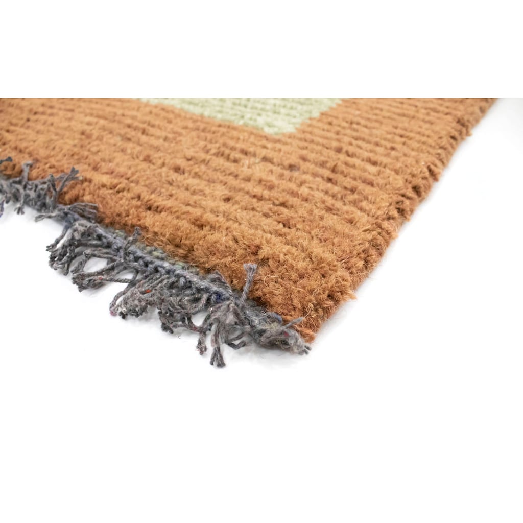 morgenland Wollteppich »Nepal Teppich handgeknüpft mehrfarbig«, rechteckig