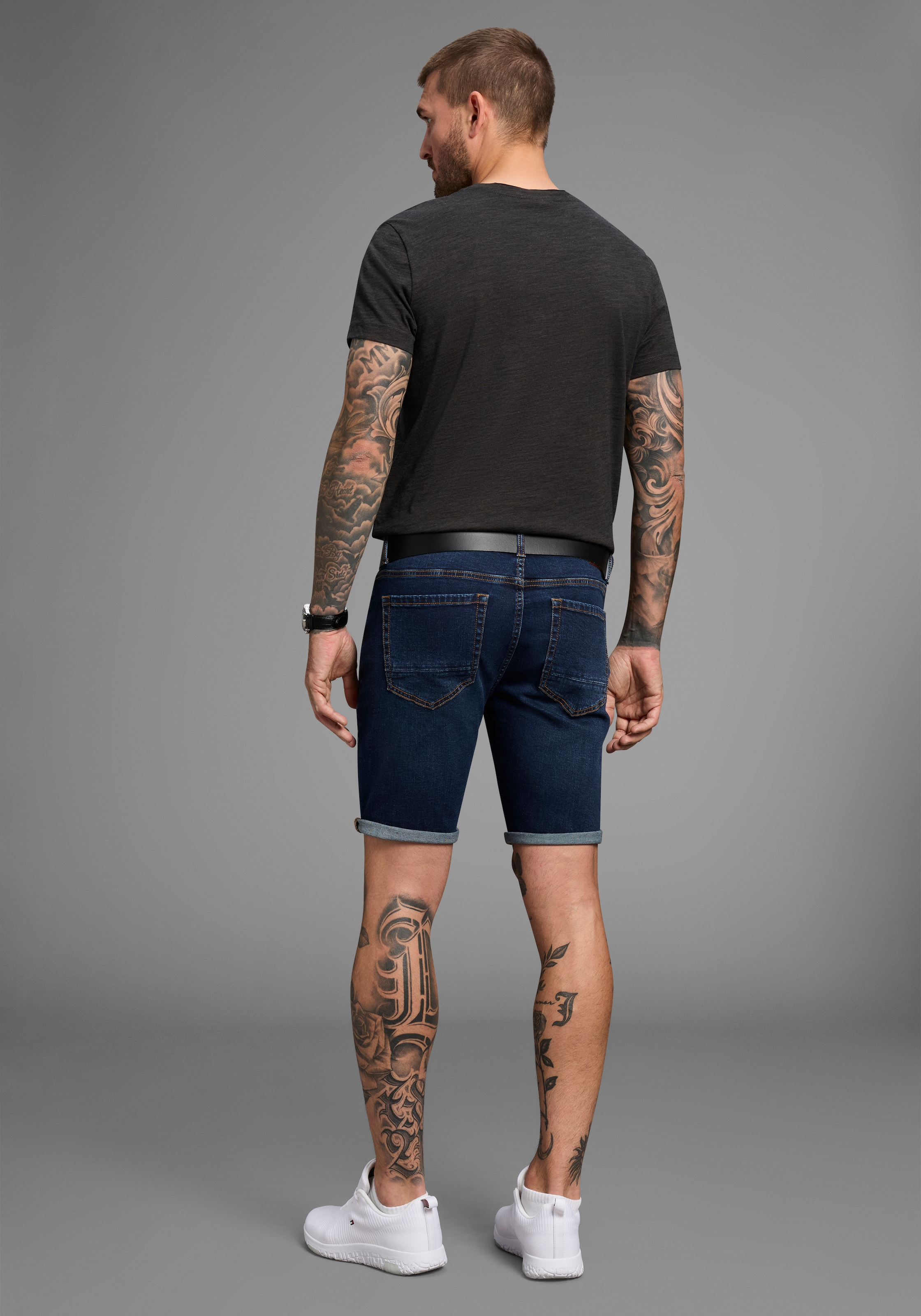 Bruno Banani Jeansshorts »Hutch-Shorts«, niedrige Leibhöhe