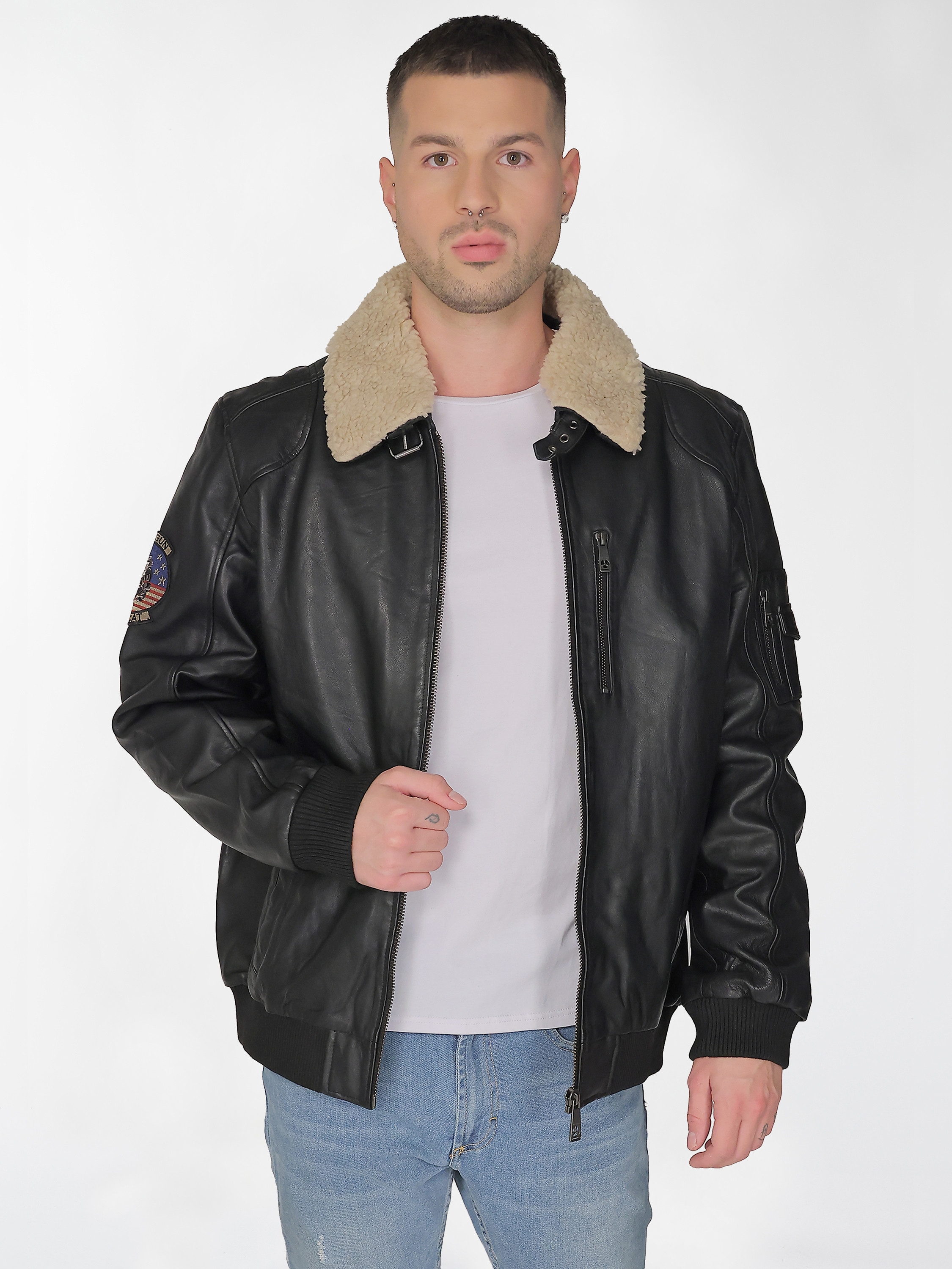 TOP GUN Lederjacke »Lederjacke TG20193144«