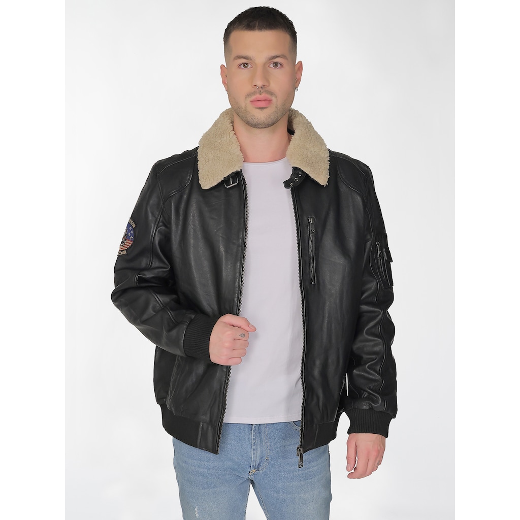 TOP GUN Lederjacke »Lederjacke TG20193144«