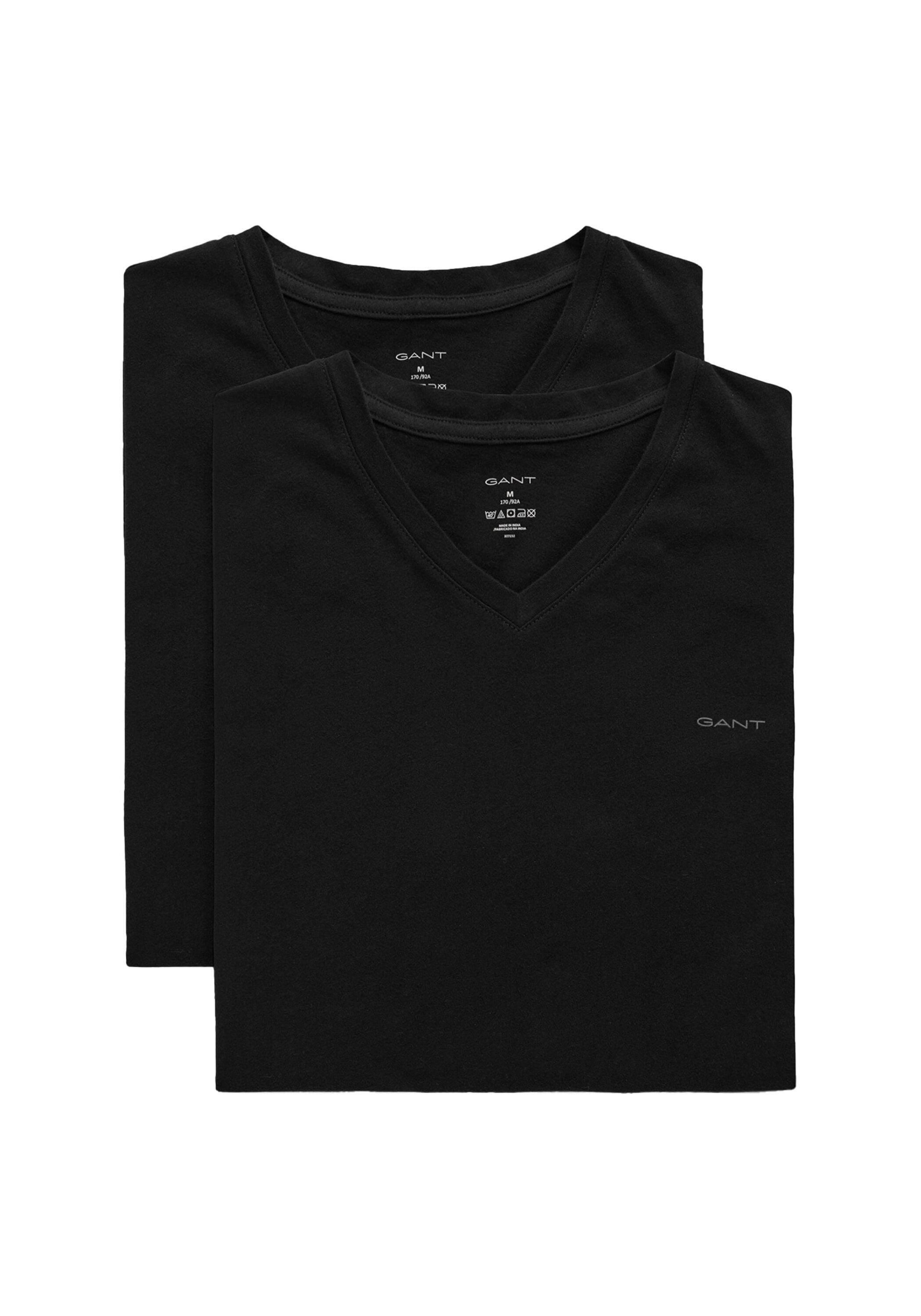 Gant T-Shirt »T-Shirt V-NECK T-SHIRT 2-PACK 2er Pack«