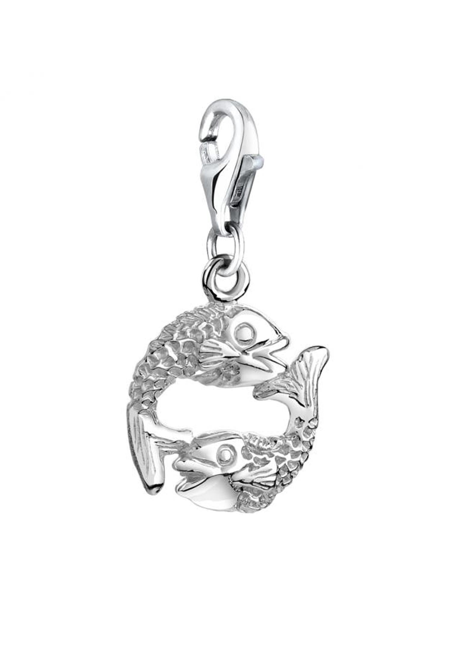 Nenalina Charm-Einhänger »Charm Fische Anhänger Meer Sternzeichen 925 Silber«