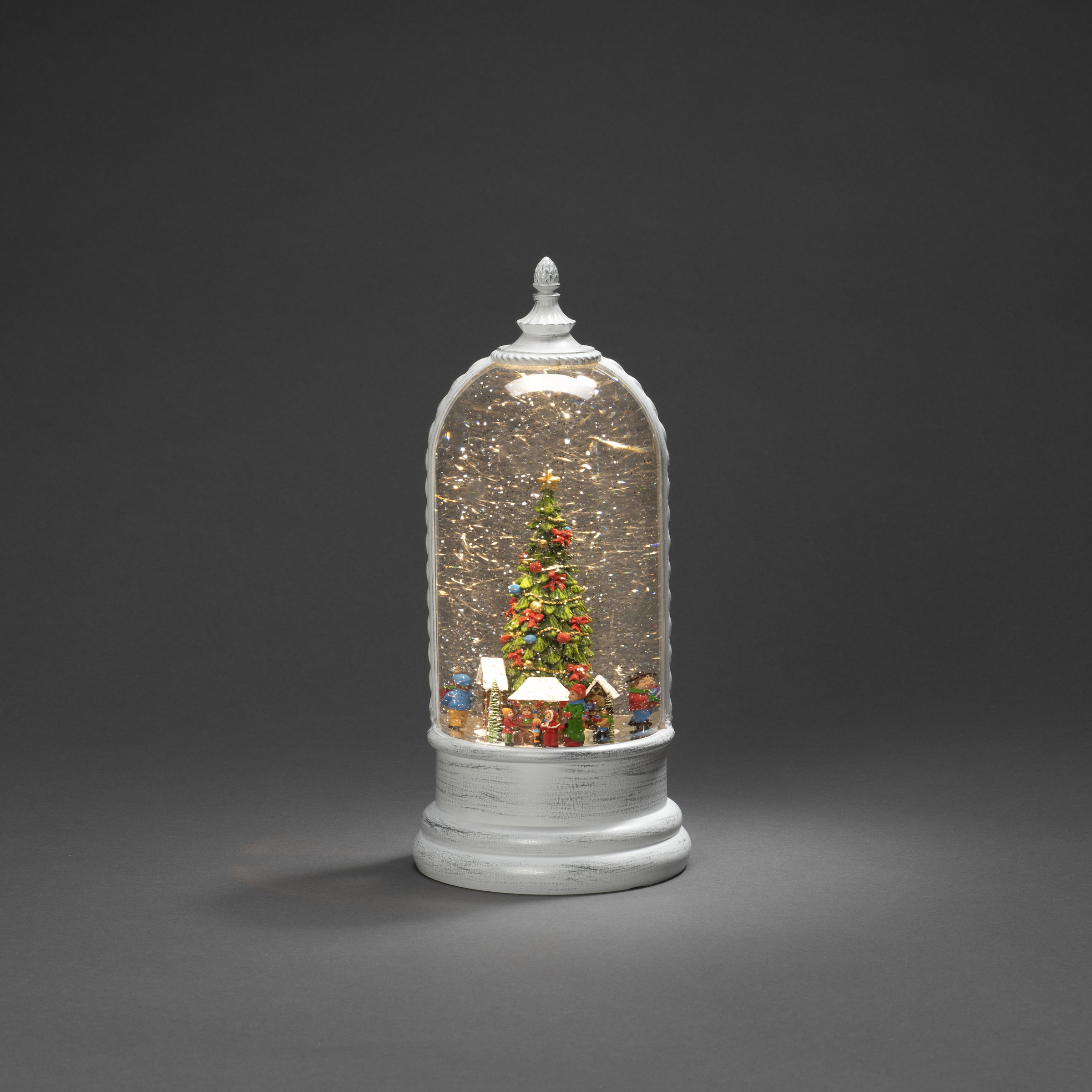 KONSTSMIDE LED Laterne »Weihnachtsdeko«, 1 flammig-flammig, LED Wasserlaterne, weiß, "Deutscher Weihnachtsmarkt"