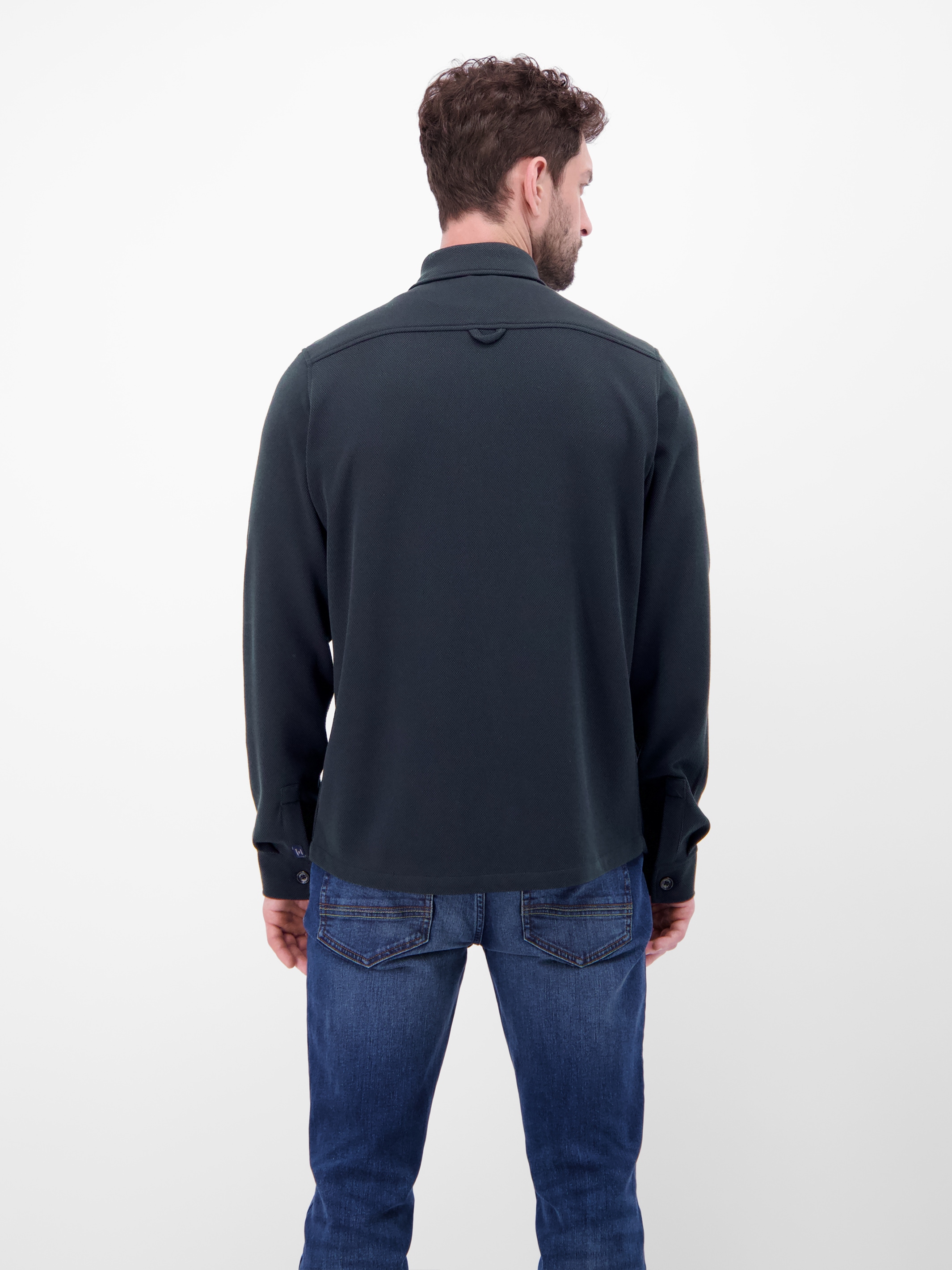 LERROS Hemdjacke »Hemdjacke in Piqué-Qualität« ohne Kapuze