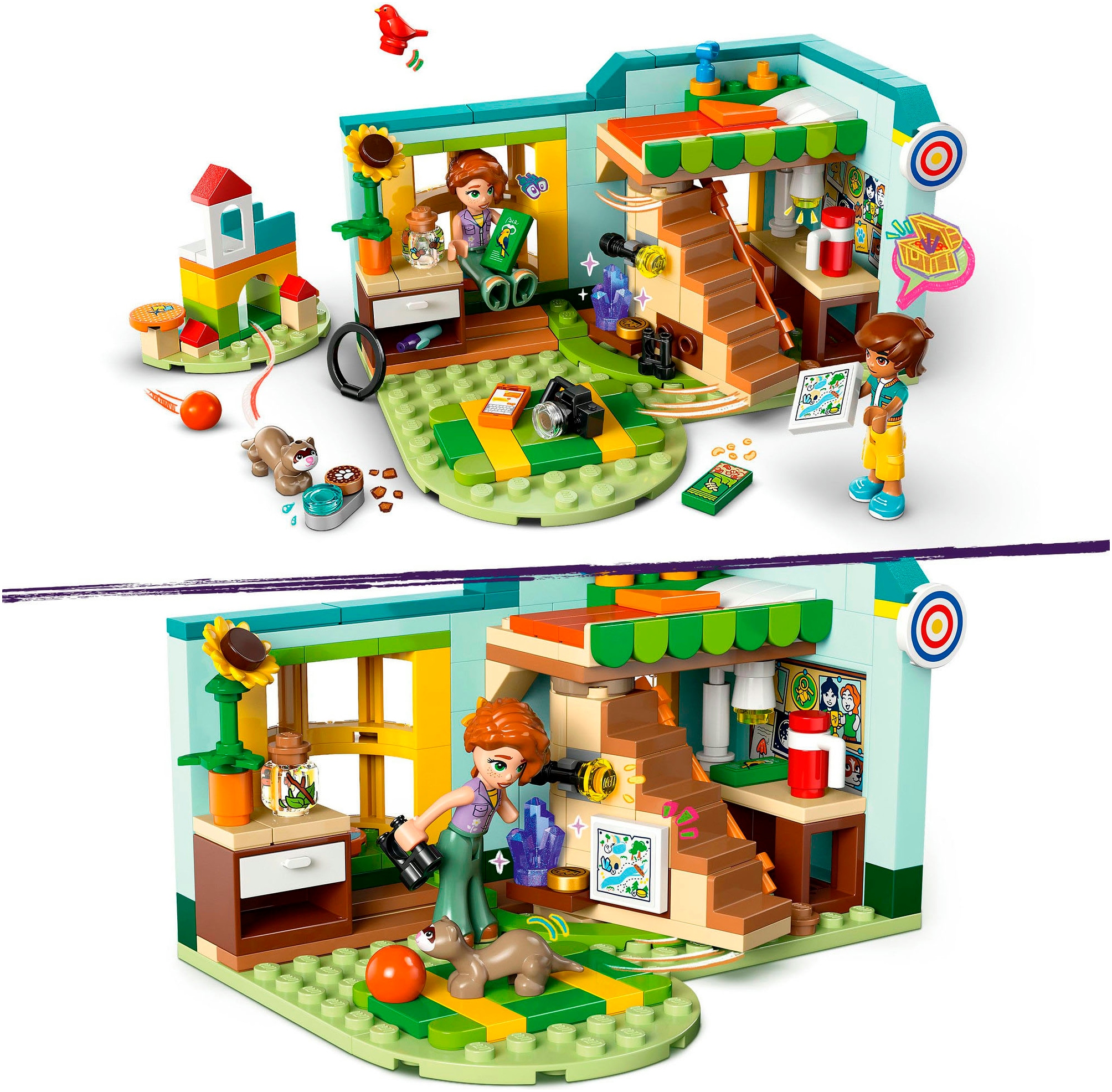 LEGO® Konstruktionsspielsteine »Autumns Zimmer (42646), LEGO Friends«, (222 St.), Made in Europe