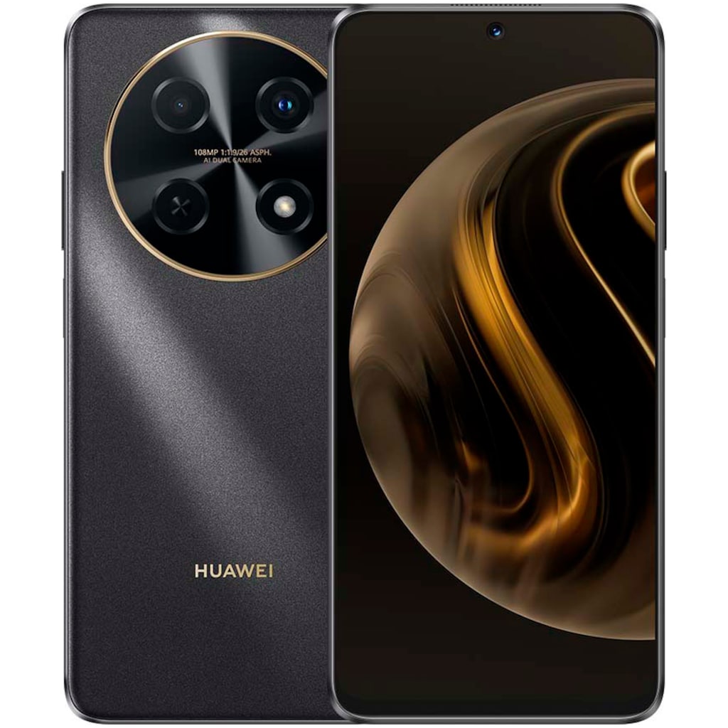 Huawei Smartphone »Nova 12i 8 GB / 128 GB«, Schwarz;Gold, 17 cm/6,7 Zoll, 128 GB Speicherplatz, 108 MP Kamera, 108 MP + 2 MP Dualkamera