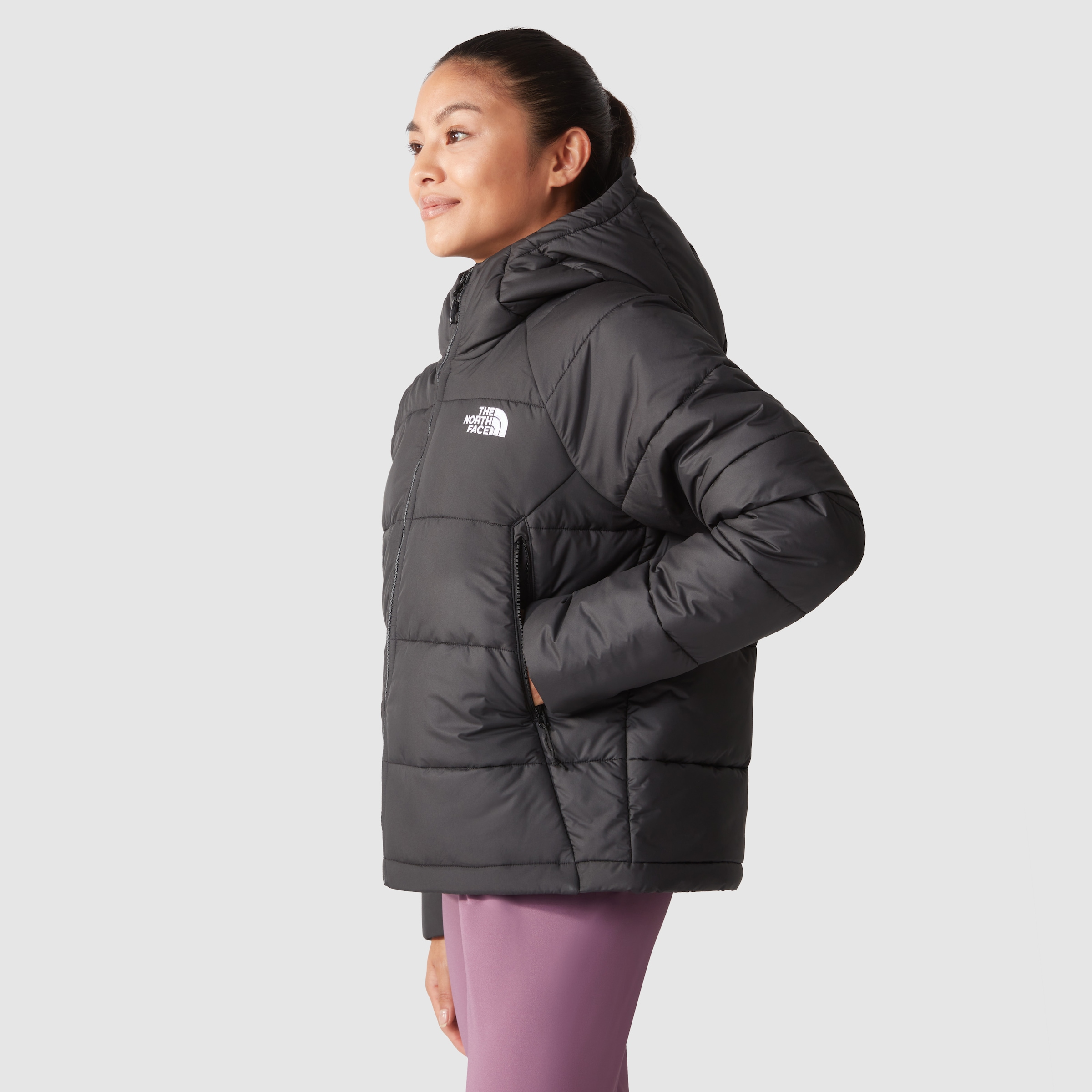 The North Face Funktionsjacke »W ♕ HYALITE SYNTHETIC bei HOODIE«, mit mit Logodruck Kapuze