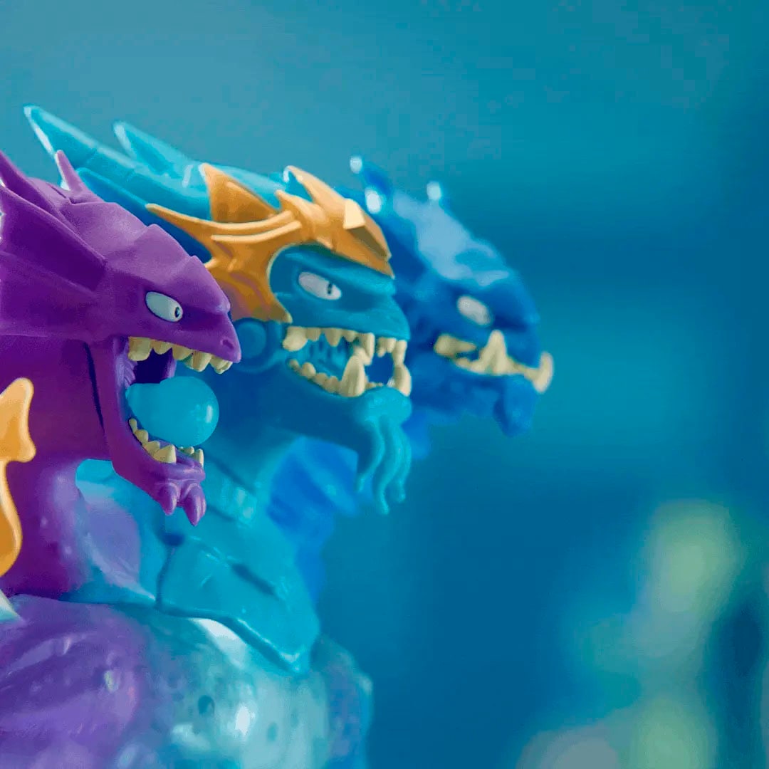 Moose Spielfigur »Heroes of Goo Jit Zu: Deep Goo Sea - Triple Goo Pack - King Hydra«