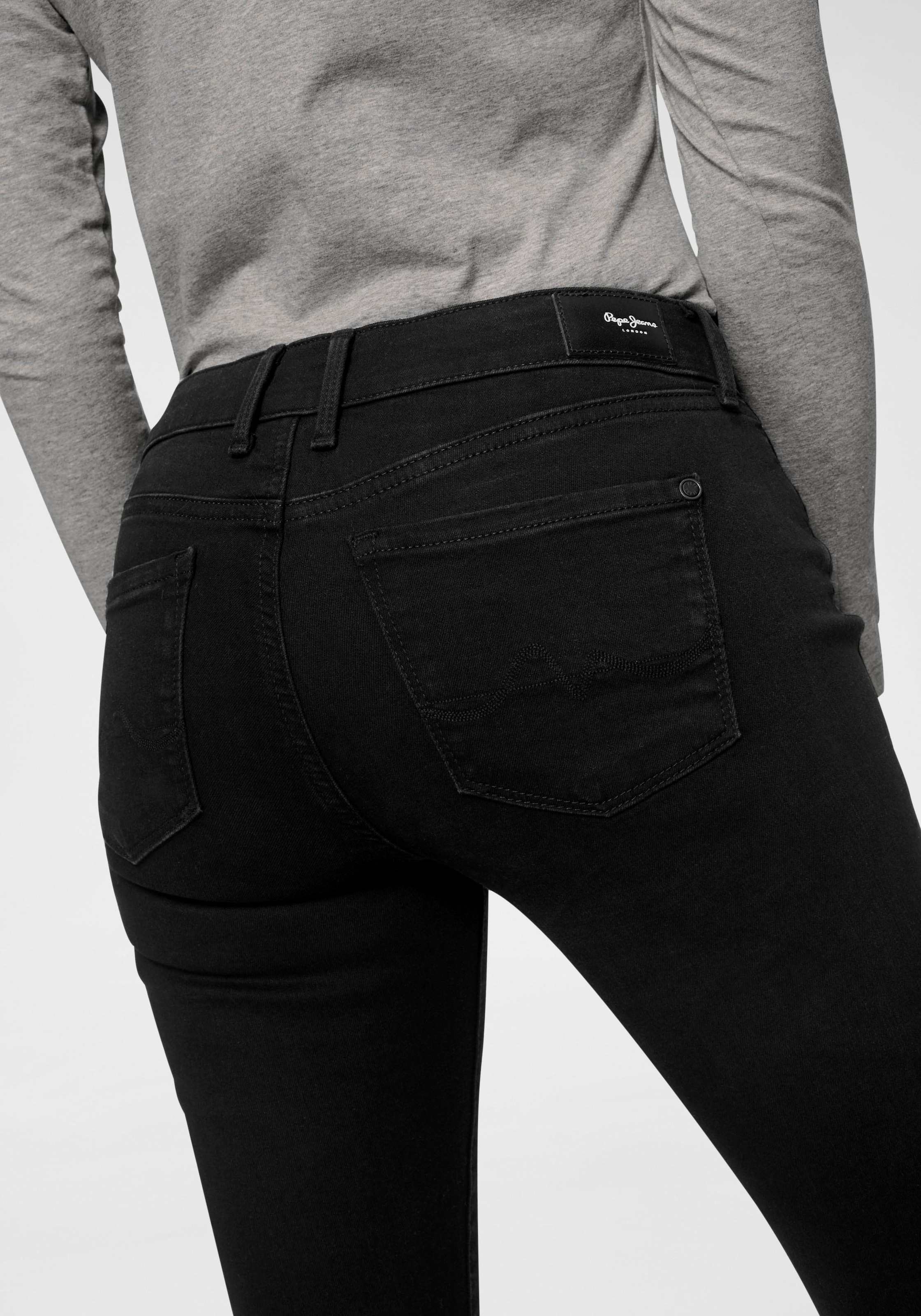 Pepe Jeans Skinny-fit-Jeans »SOHO«, im 5-Pocket-Stil mit 1-Knopf Bund und  Stretch-Anteil bei ♕