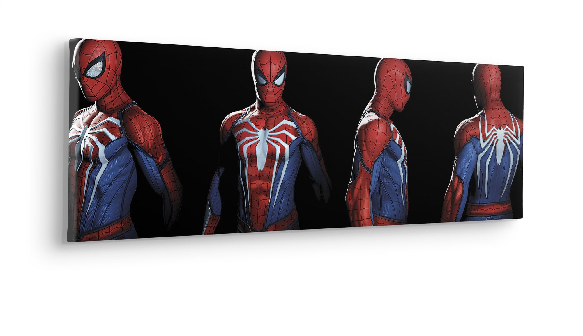 Komar Leinwandbild »Marvel Spider-Man Portrait Photos«, Disney, (Set, 1 St.), 90 x 30 cm (Breite x Höhe) - Kinderzimmer, Dekoration