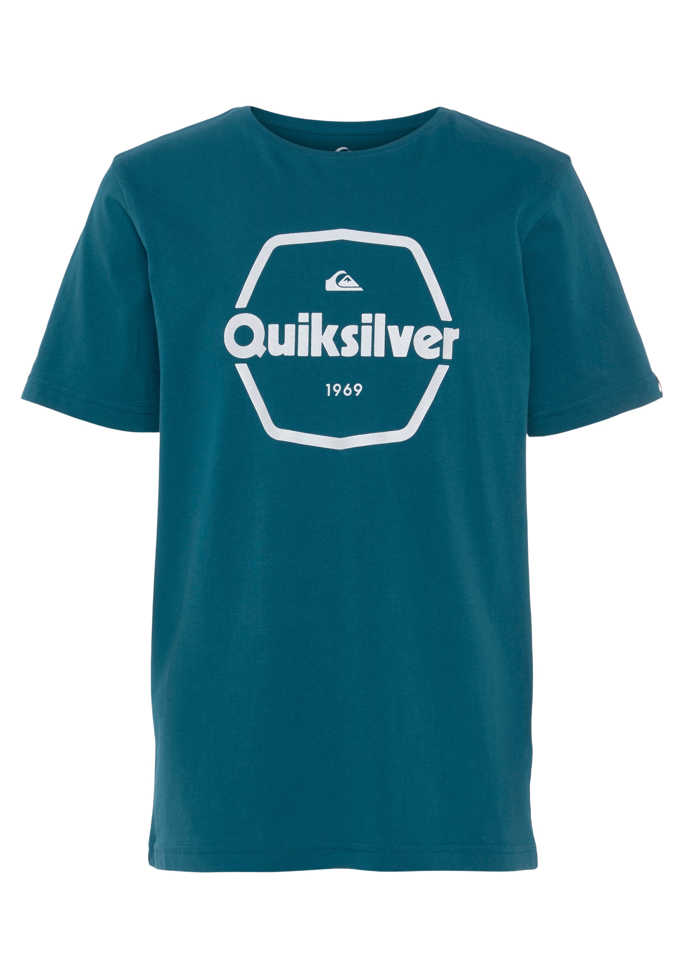 Quiksilver T-Shirt Doppelpack bei 2 tlg.) »Jungen Logodruck«, (Packung, mit
